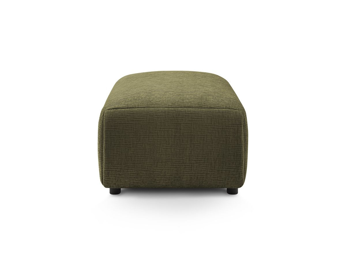 Bobochic Jeanne Pouf 66 × 117 cm Strukturstoff Grün