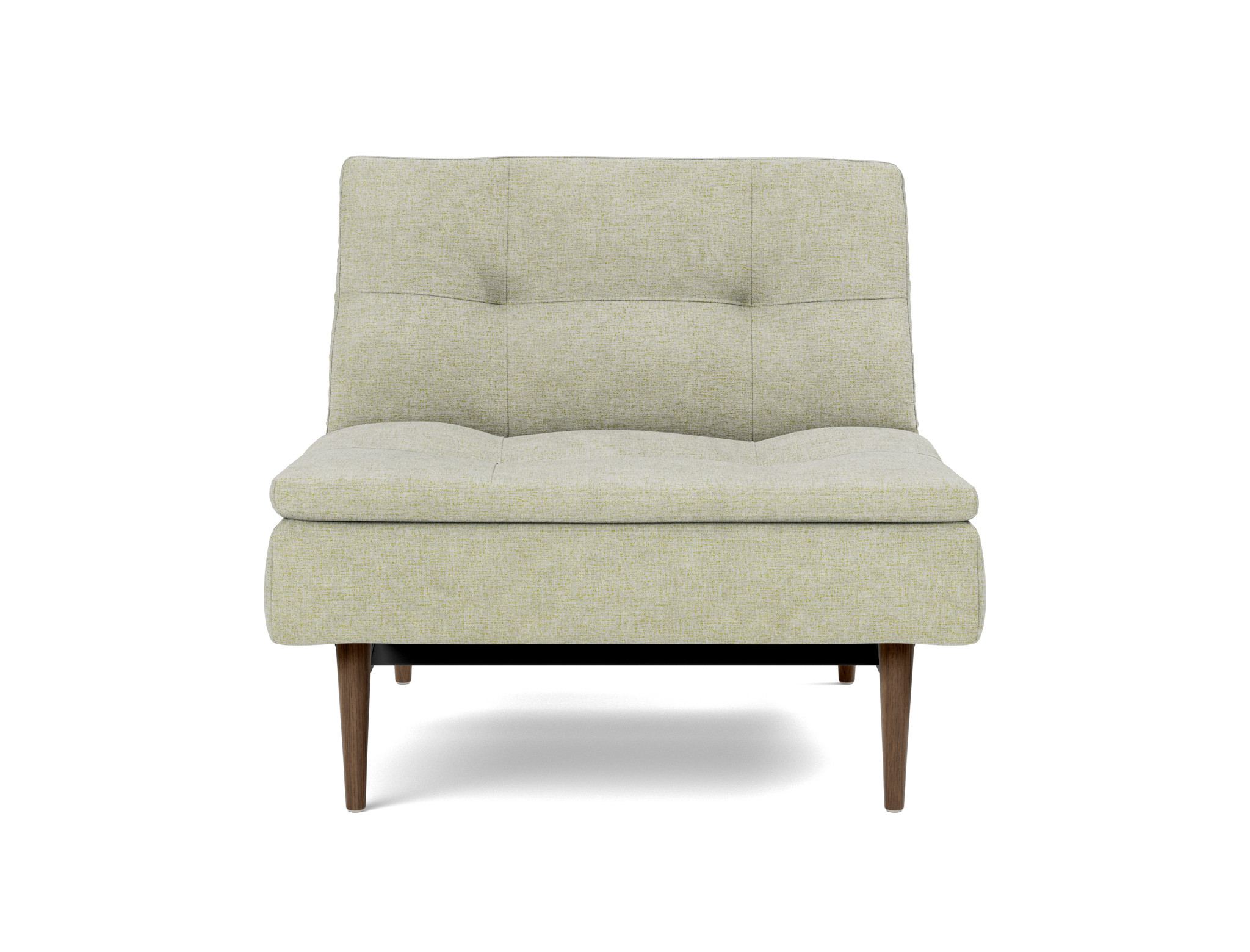 Sessel Dublexo Flachgewebe Avella 280-Sand Beine Styletto Eiche dunkel