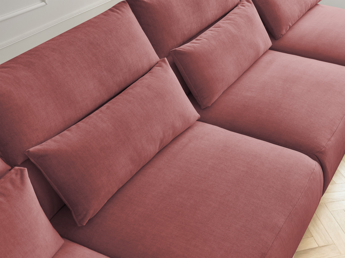 Bobochic Jana Wohnlandschaft Samt Orange
