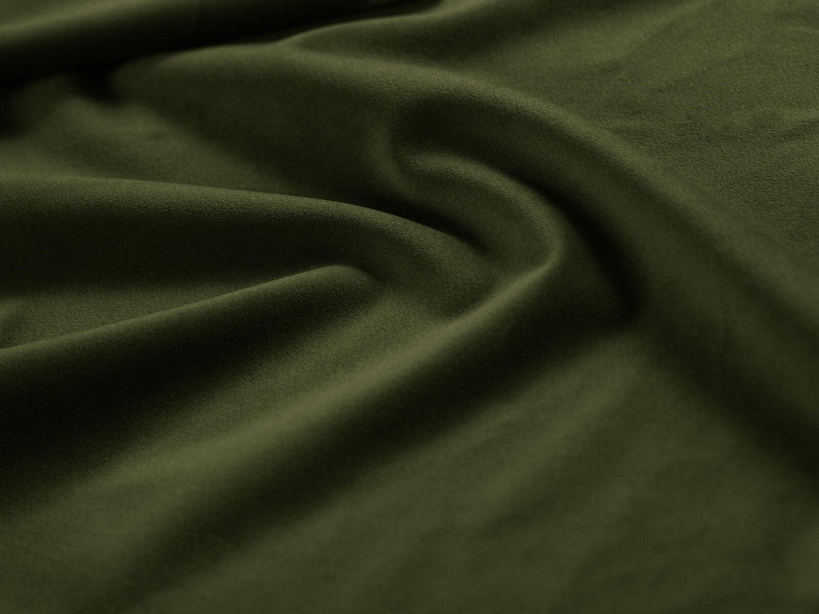 Micadoni Stauraumbett mit Kopfteil Eloise Samt Magic Velvet Armeegrün 140x200