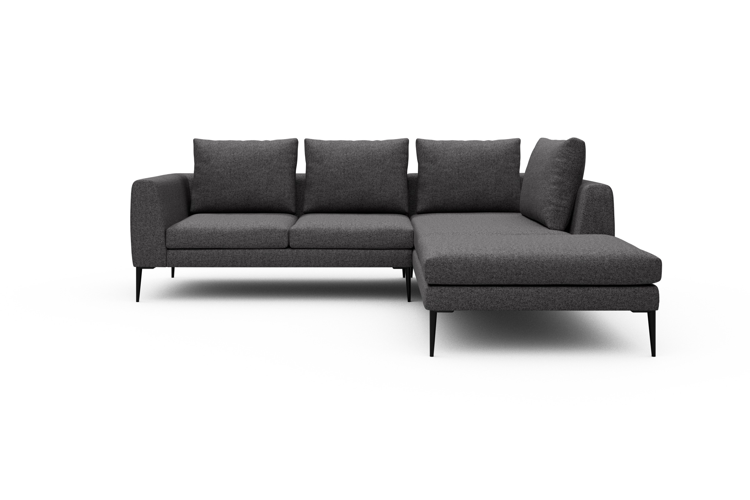 Skandi Home Ecksofa Paul Relax-Ecke rechts mit 2-Sitzer Sama-Antracite moebelfaktor