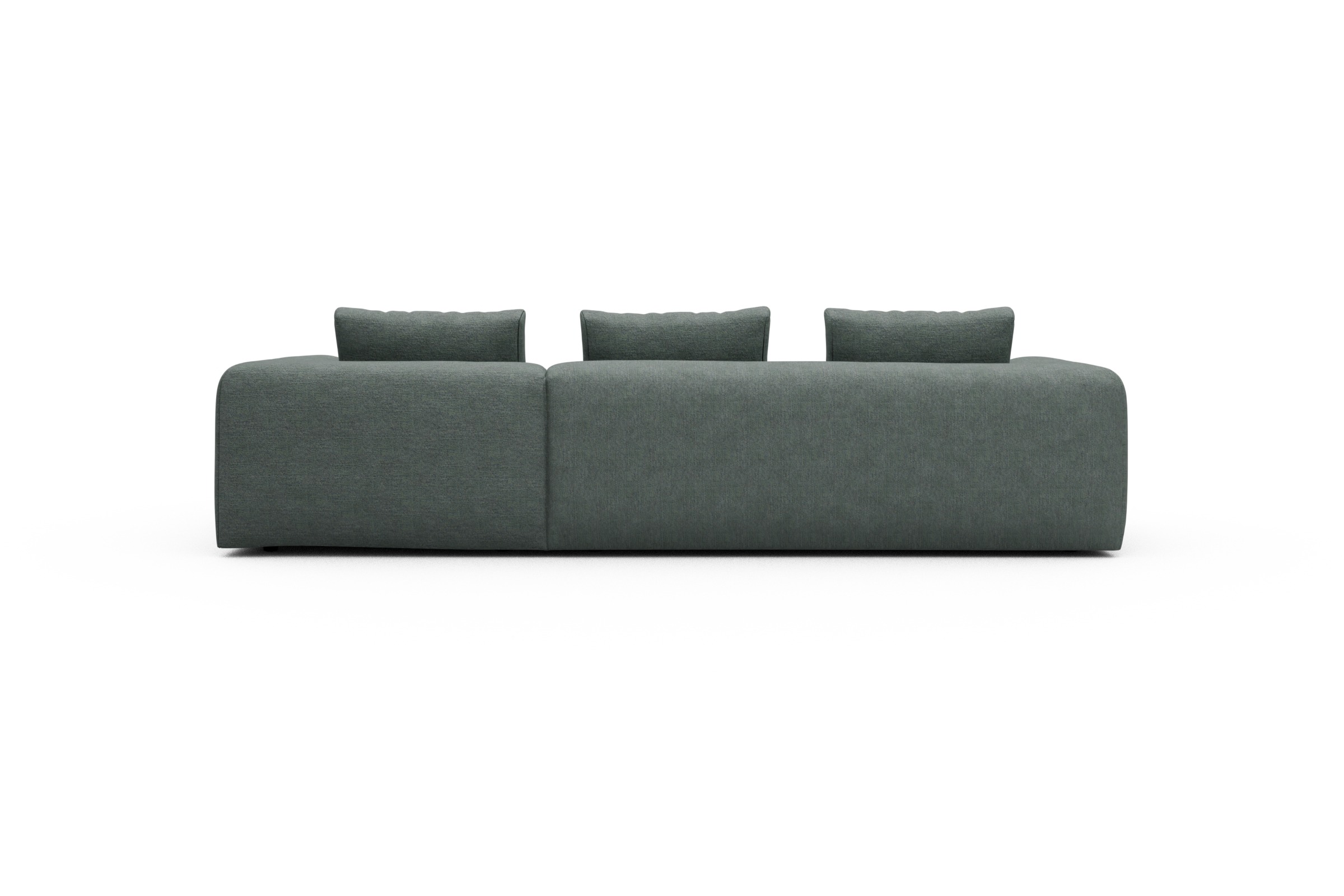 Ecksofa Fred Chaiselongue rechts mit 2,5-Sitzer Carreno-Ice-Blue