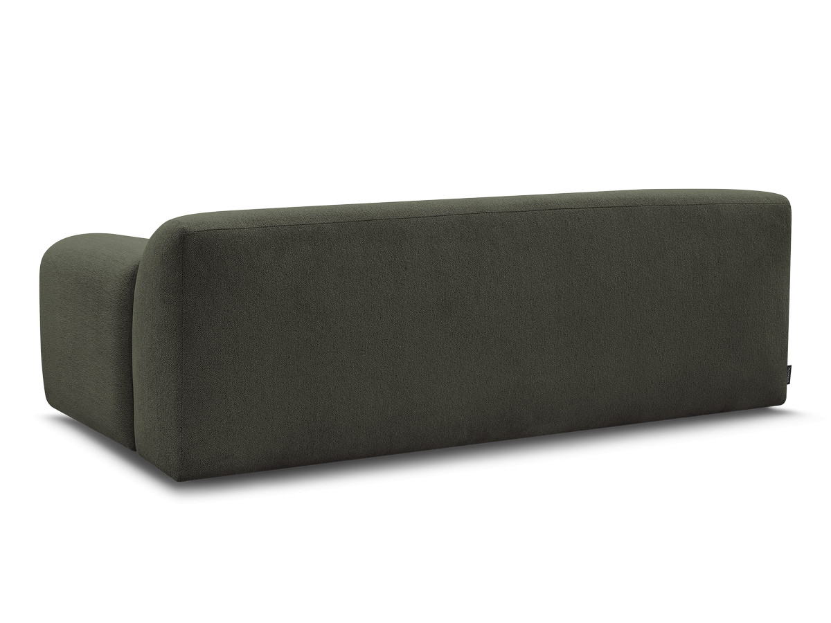 Bobochic Melisse Sofa 3-Sitzer Melange-Stoff Grün