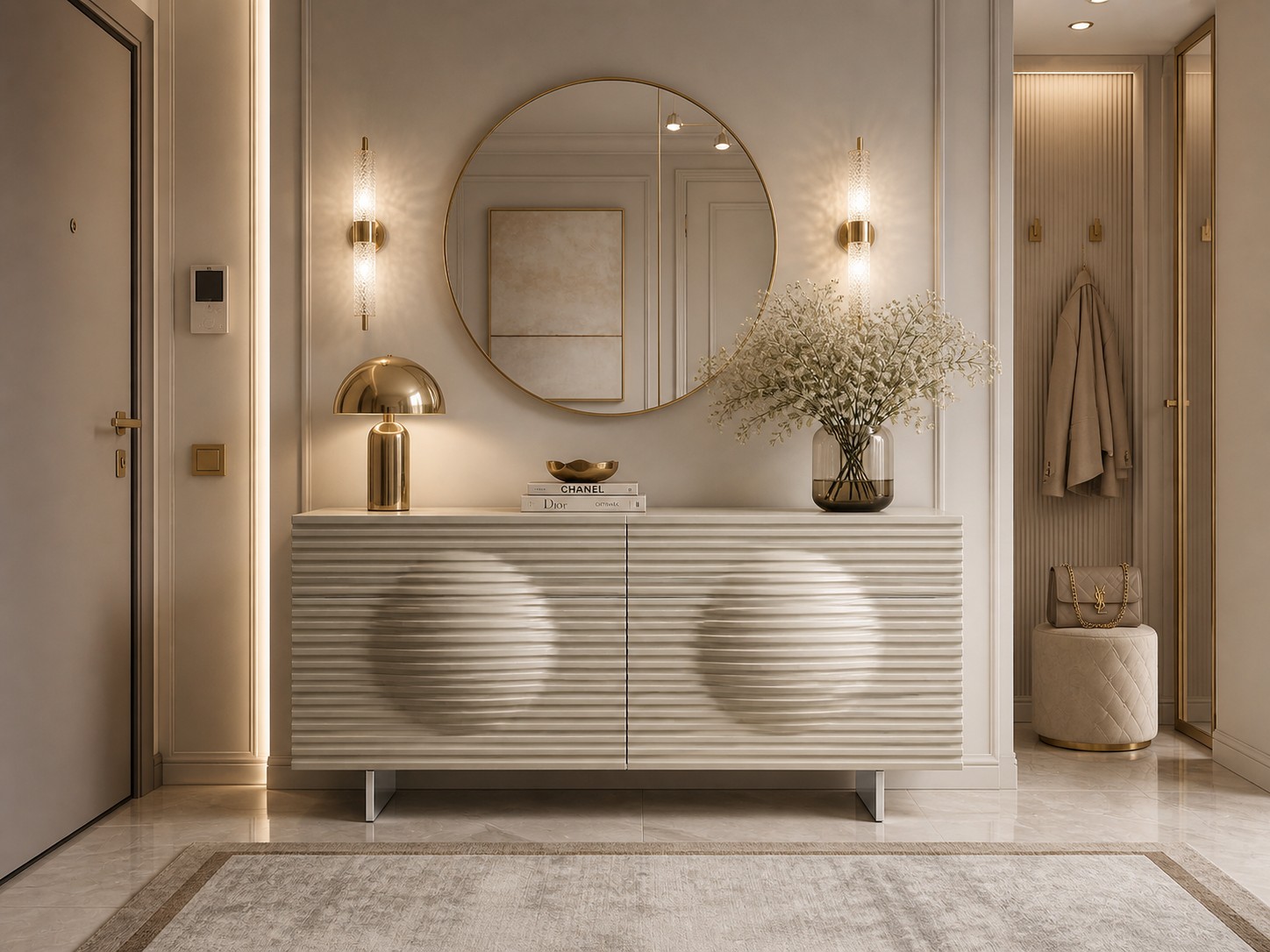 Livin Hill Sideboard Hudson 160 cm Sandfarben