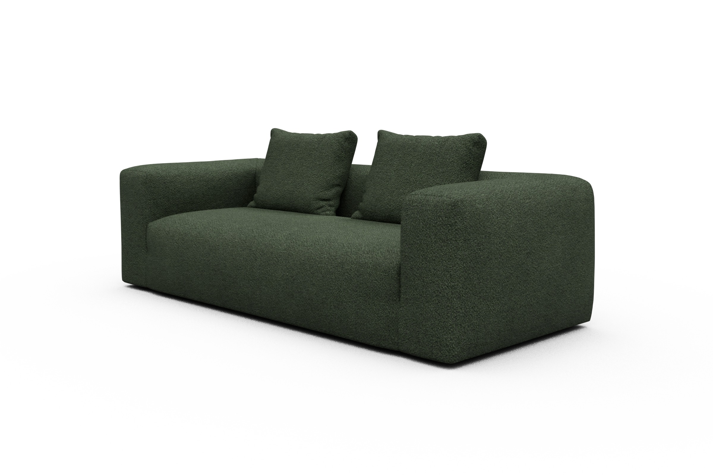 Sofa Fred 3-Sitzer Vanora-Deep-Green