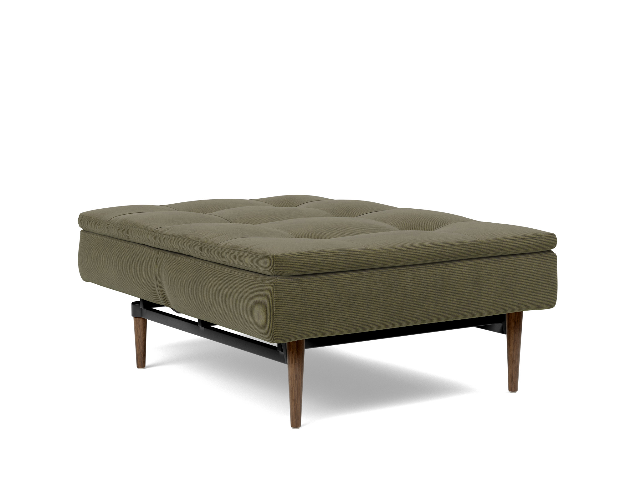 Sessel Dublexo Kord Cordufine 316-Pine-Green Beine Styletto Eiche dunkel
