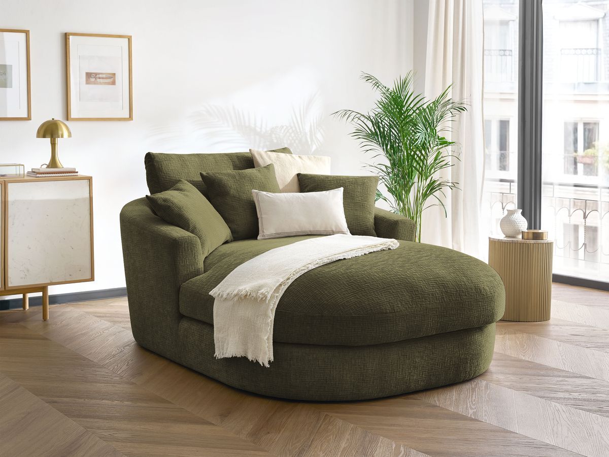 Bobochic Belem Méridienne-Modul Strukturstoff Grün