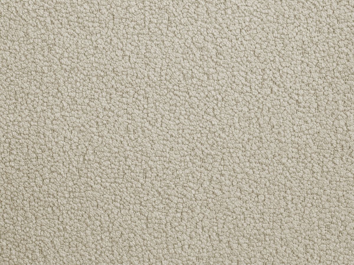 Bobochic Hayden Pouf, rund Bouclé-Stoff Beige, 76 cm