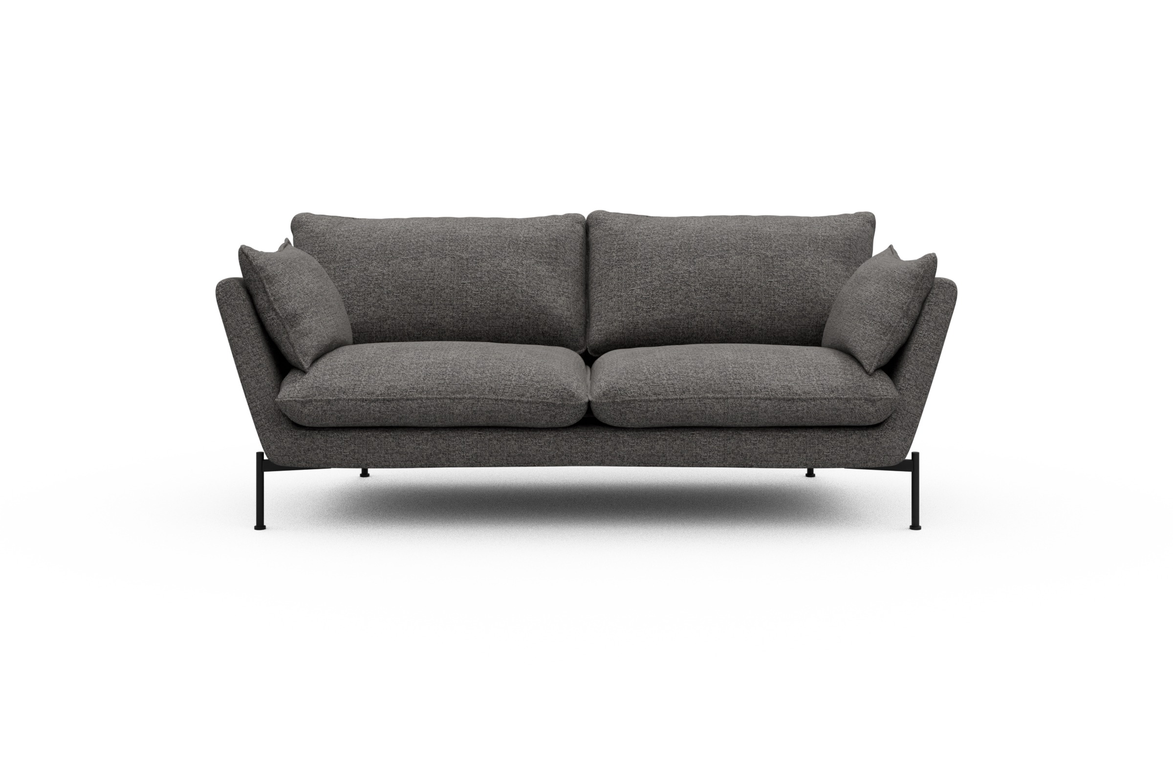 Skandi Home Sofa Anton 2-Sitzer Carreno-Salt-and-Pepper moebelfaktor
