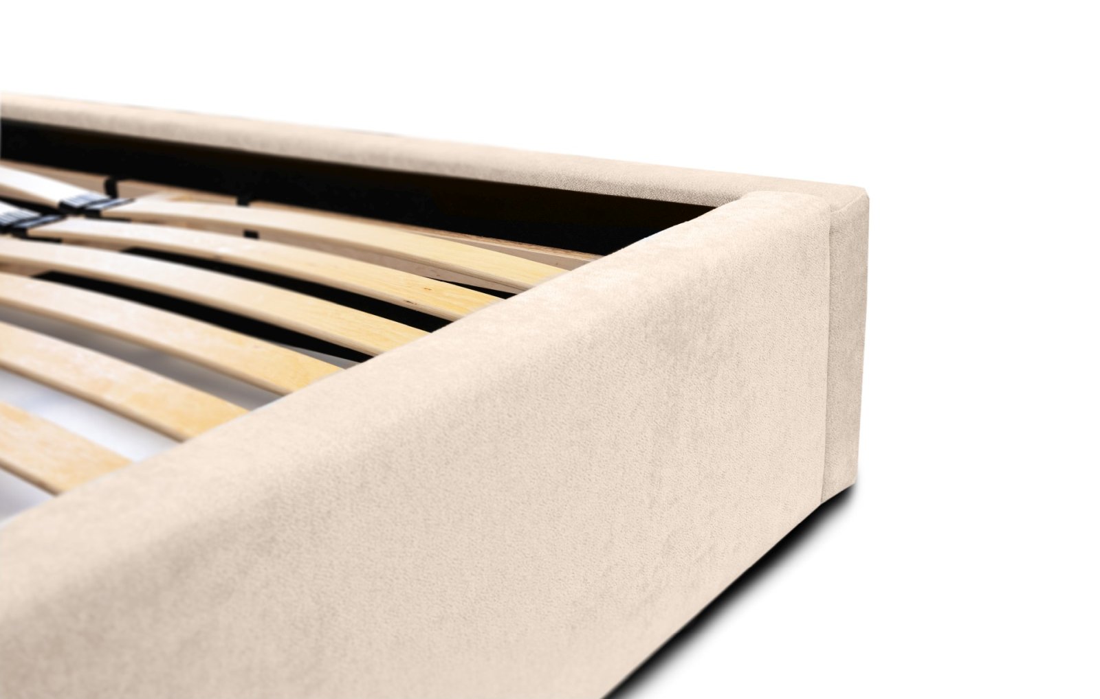 Polsterbett Renoa Chenille 140x200 mit Metallrahmen Ditra-New 20