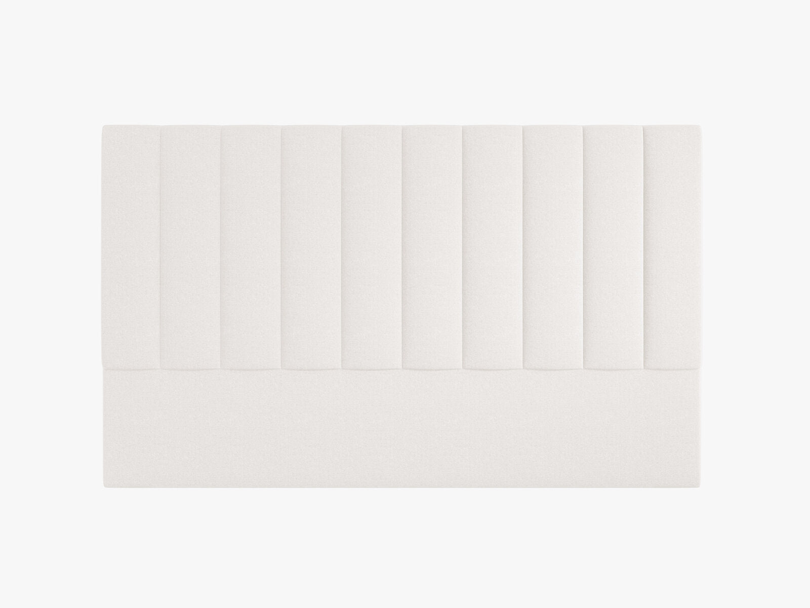 Micadoni Marl Polster-Kopfteil Chenille Eden Helles Beige 200x120