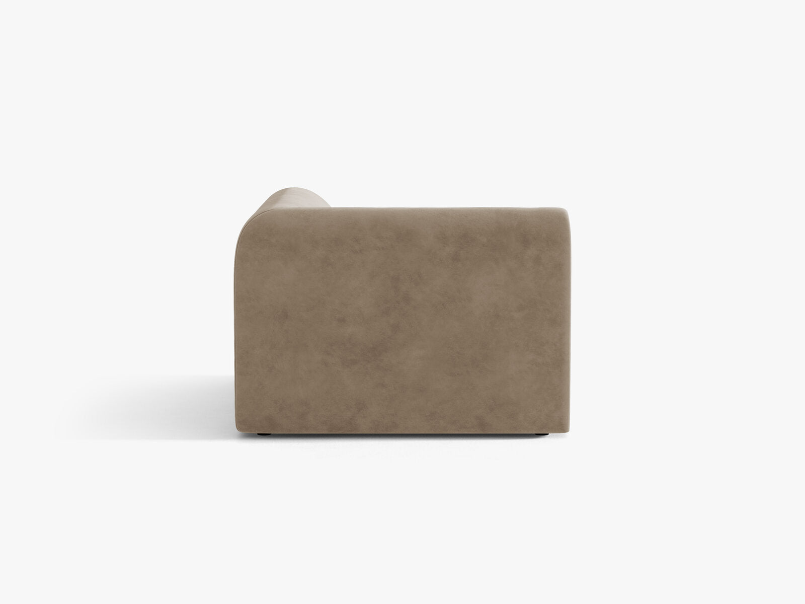 Micadoni Modul Ecke Miley Samt Bluvel Cappuccino