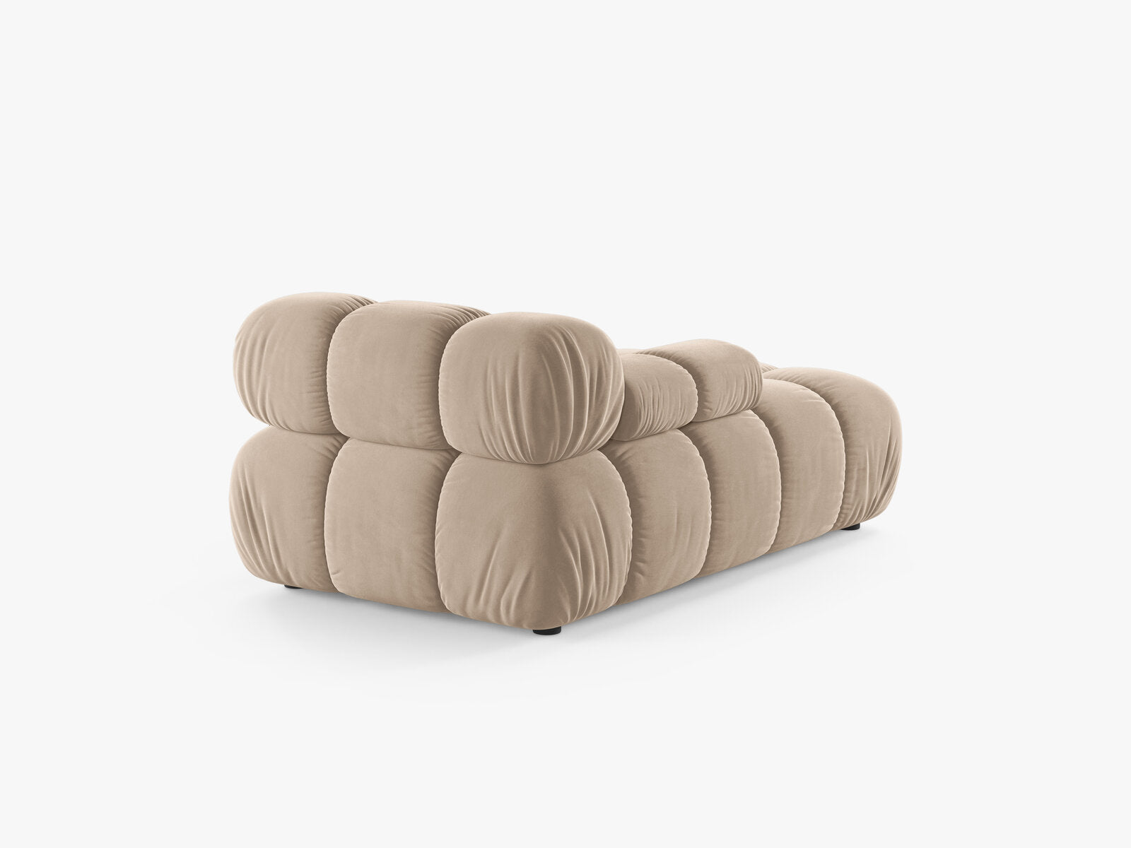 Micadoni Recamiere Bellis Samt Venus Beige Links