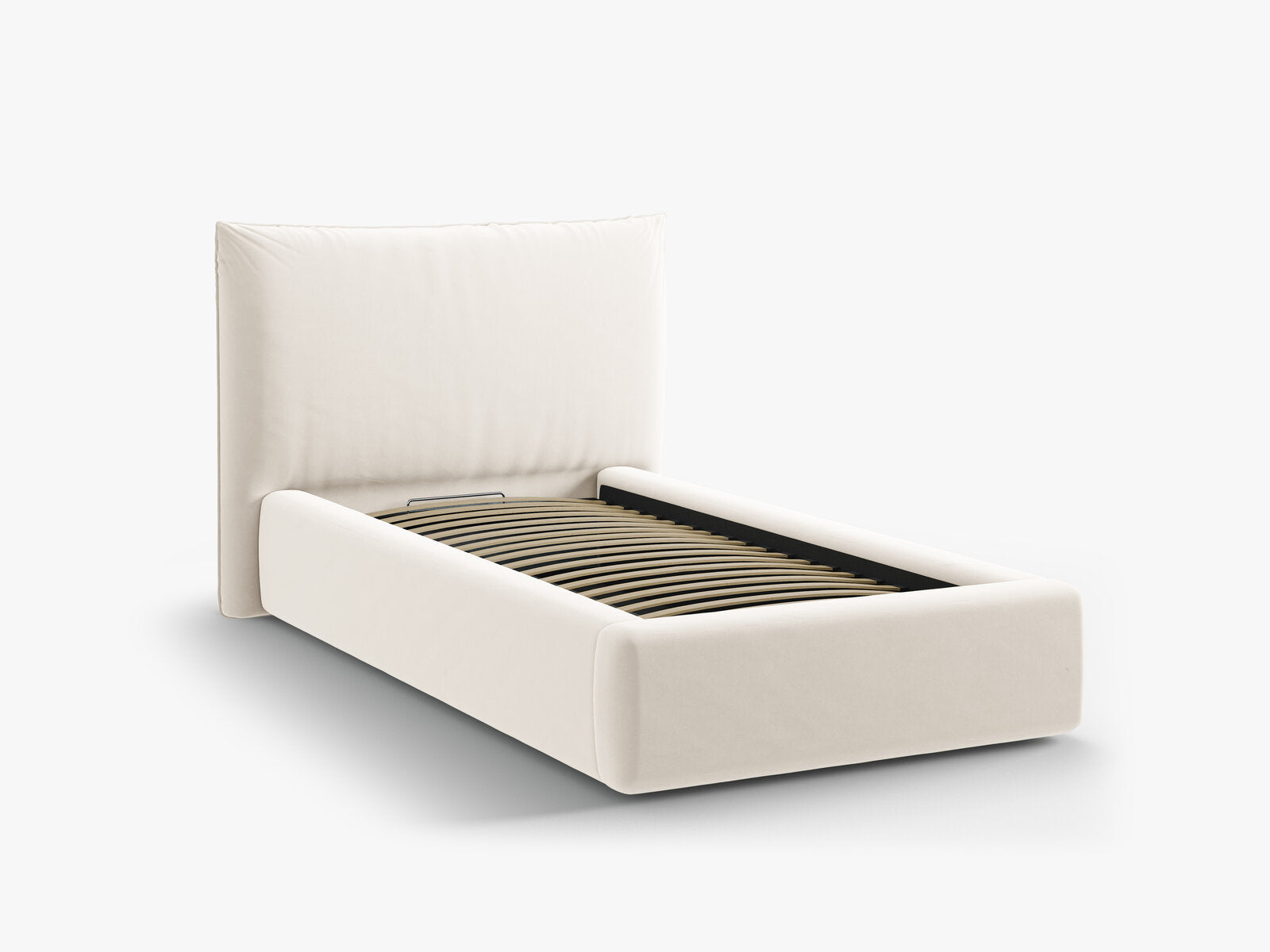 Micadoni Bett Kaelle Samt Bluvel Helles Beige