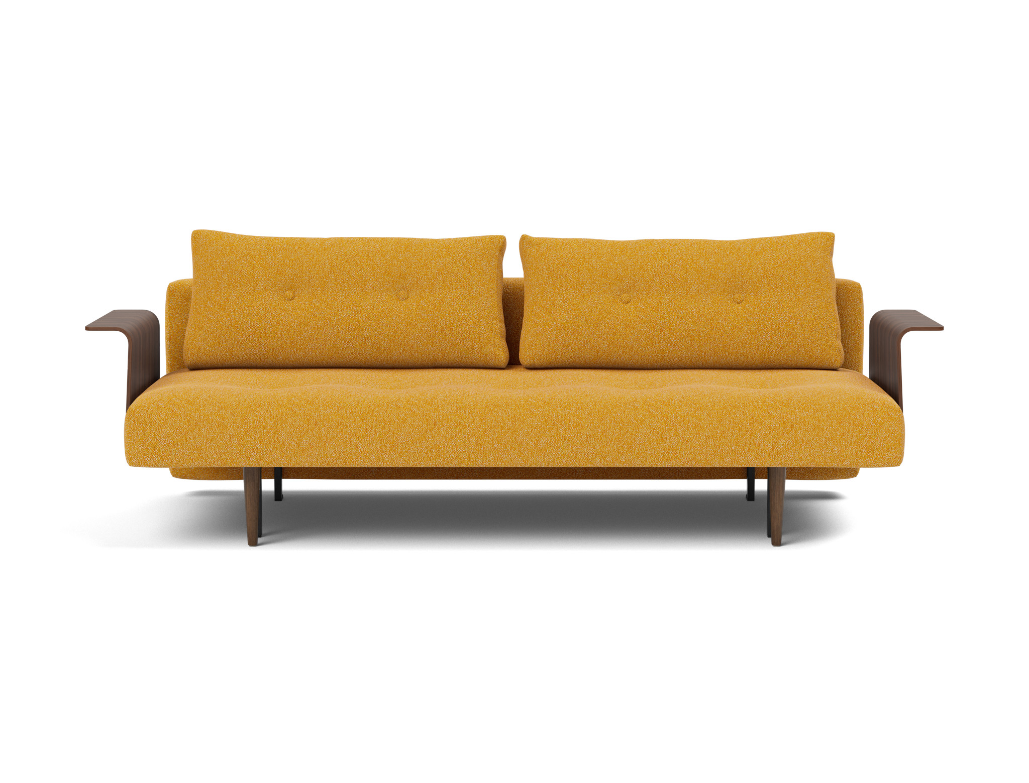 Schlafsofa Recast mit Armlehnen Boucle Skandi 536-Ochre