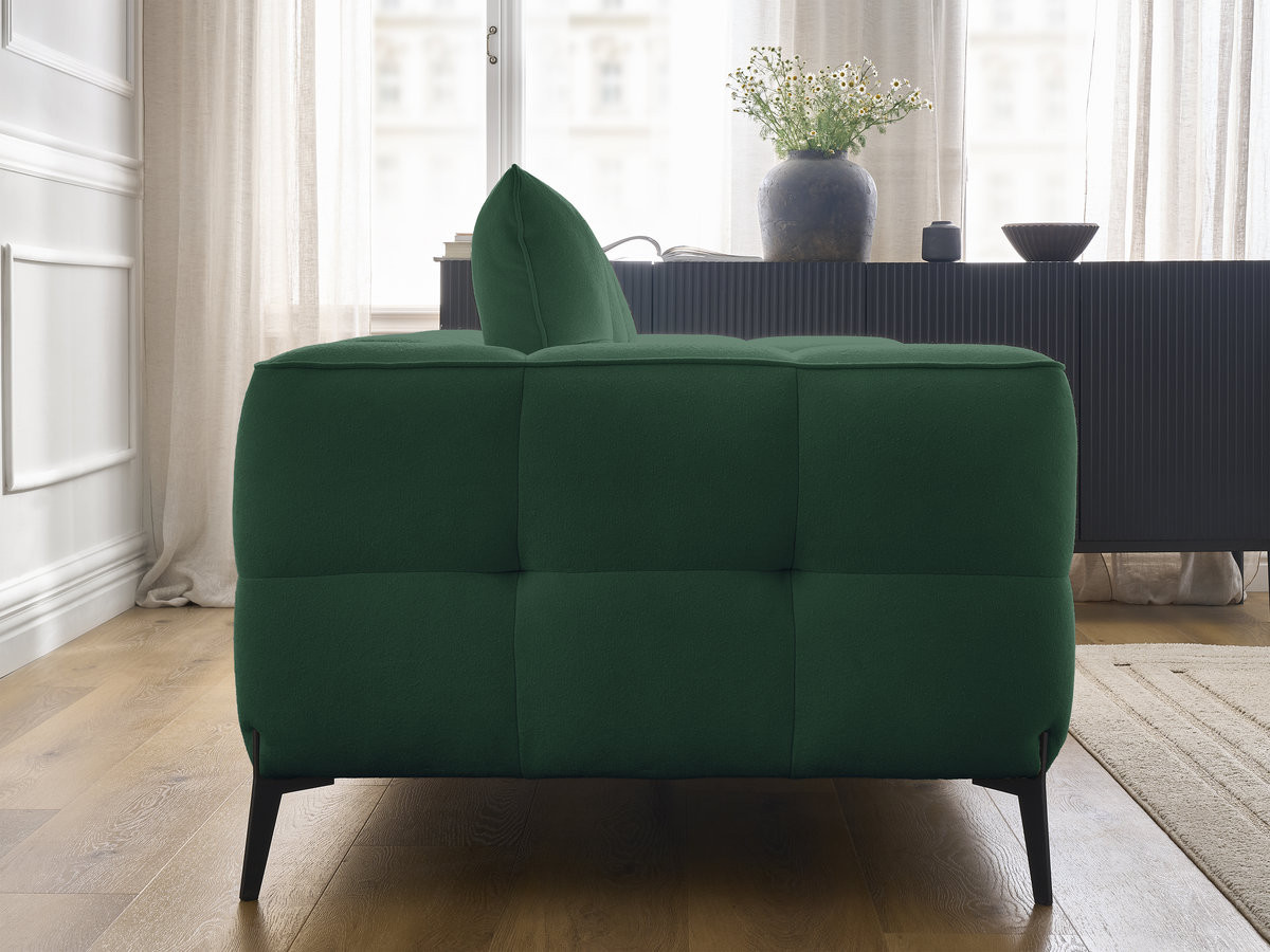 Bobochic Anis Sofa 3-Sitzer Strukturstoff Grün