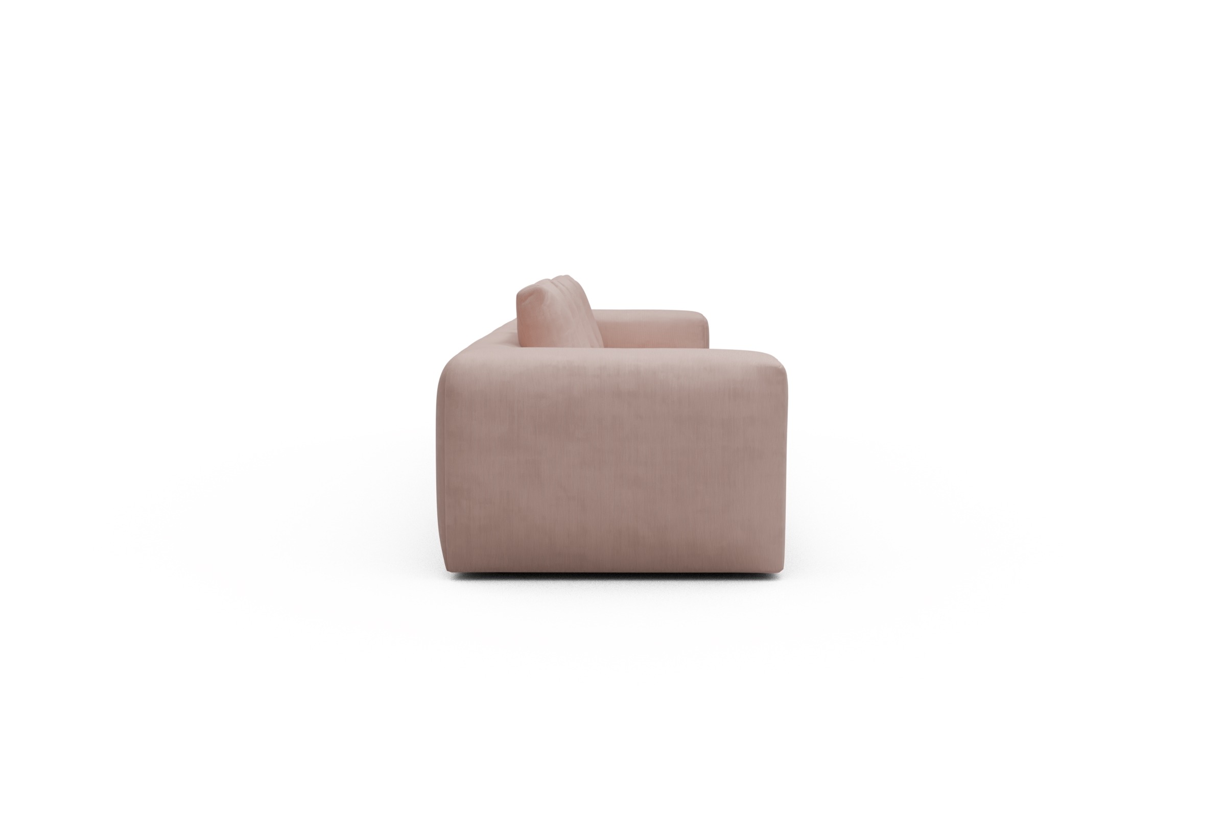 Sofa Modulares XXL Sofa Fred 5-Sitzer Cordufine-Blush
