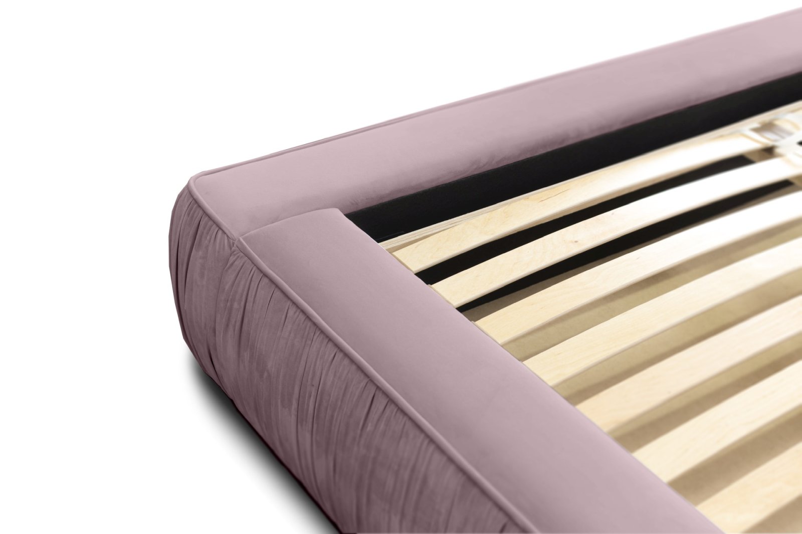 Polsterbett Beyond Samtstoff 140x200 mit Holzrahmen Riviera 62