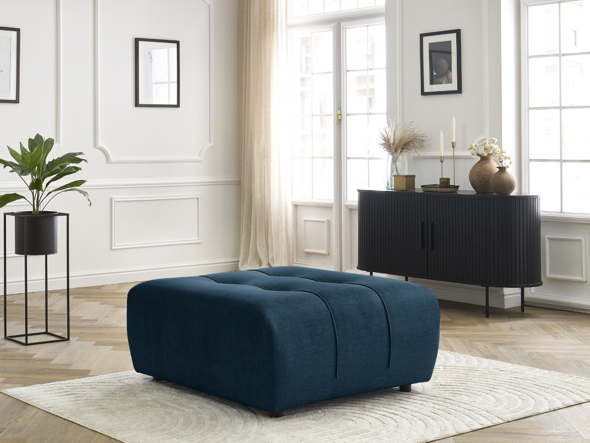 Bobochic Arsene Pouf Samt Blau