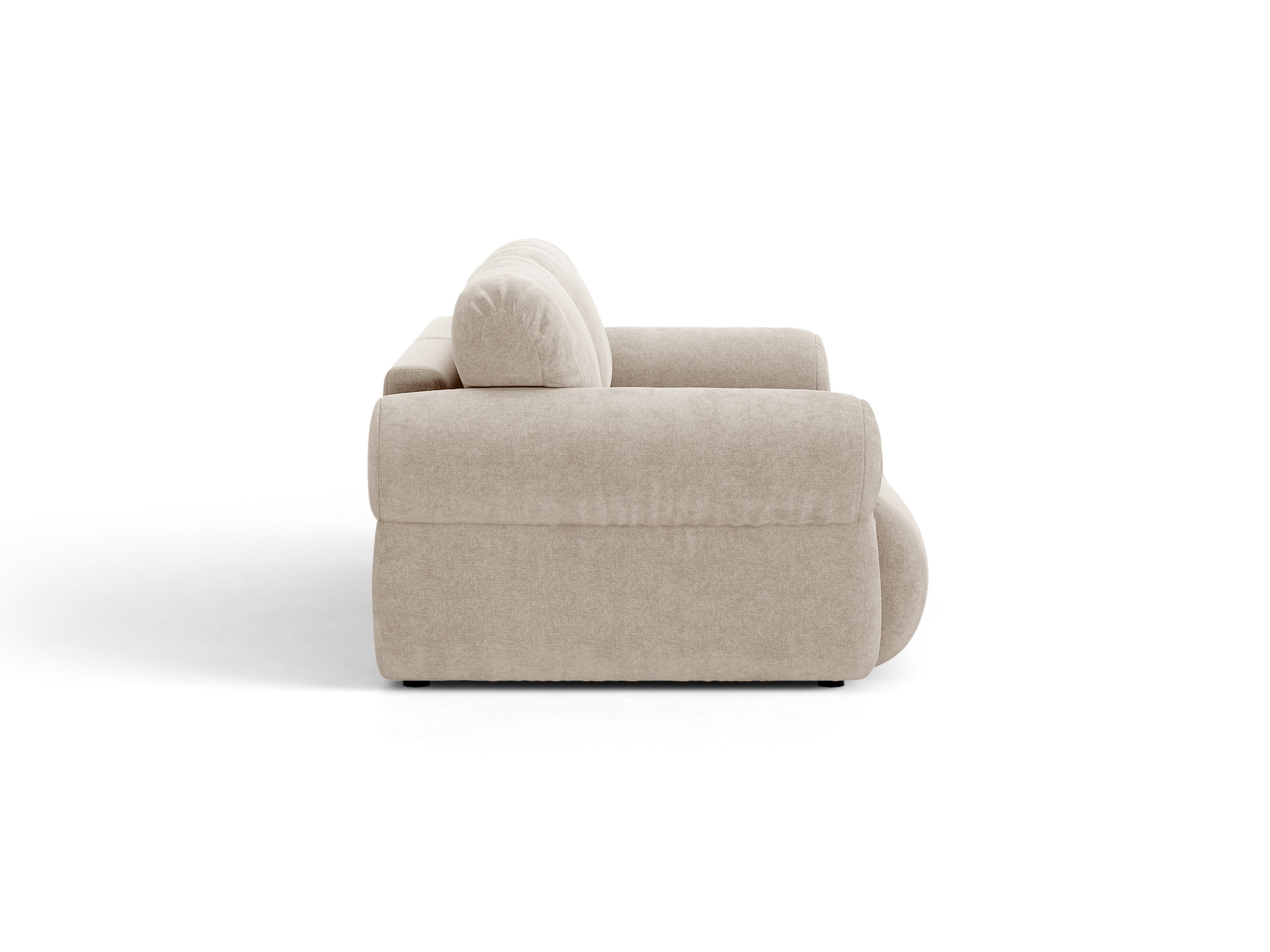 Micadoni Ophelia Sofa 3-Sitzer Strukturierter Stoff Liberty Beige