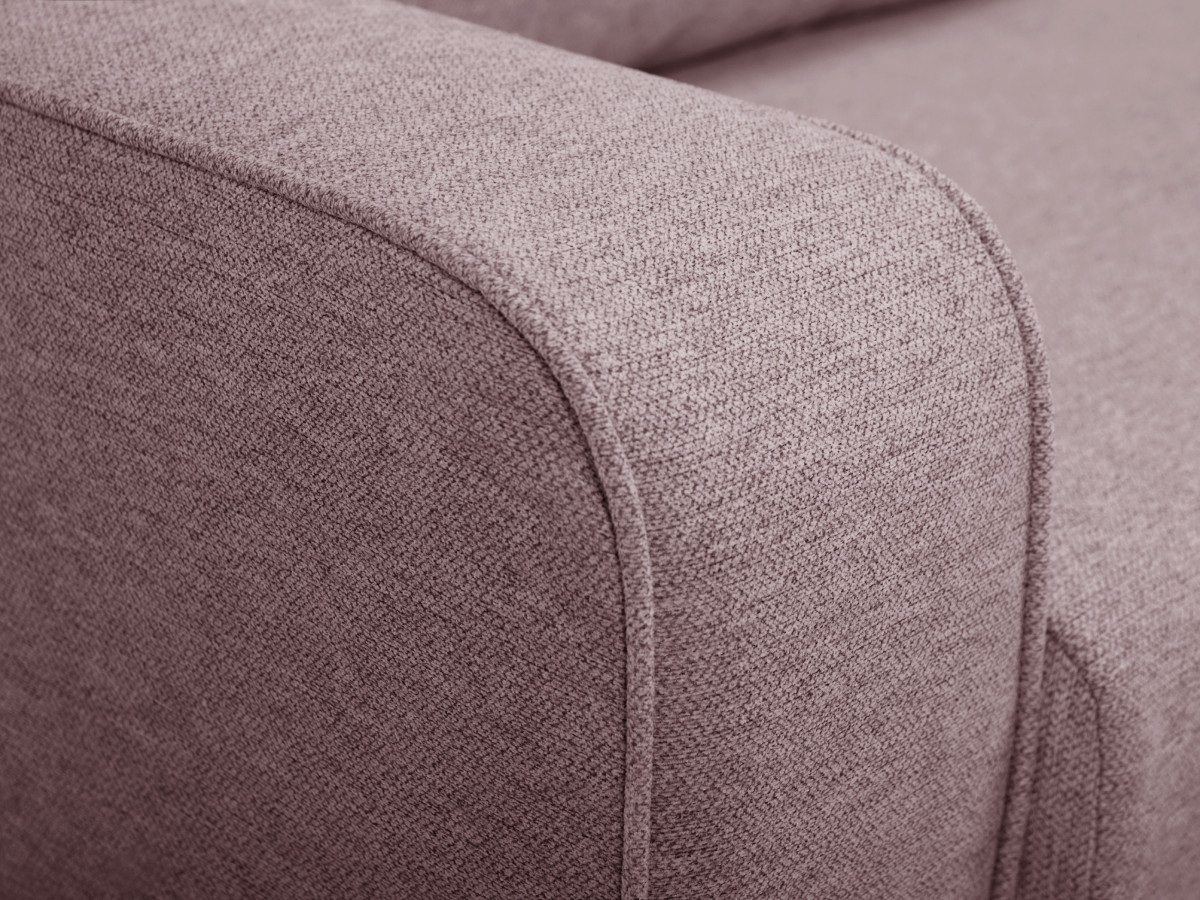 Bobochic Come Schlafsofa 2-Sitzer Melange-Stoff Rosa