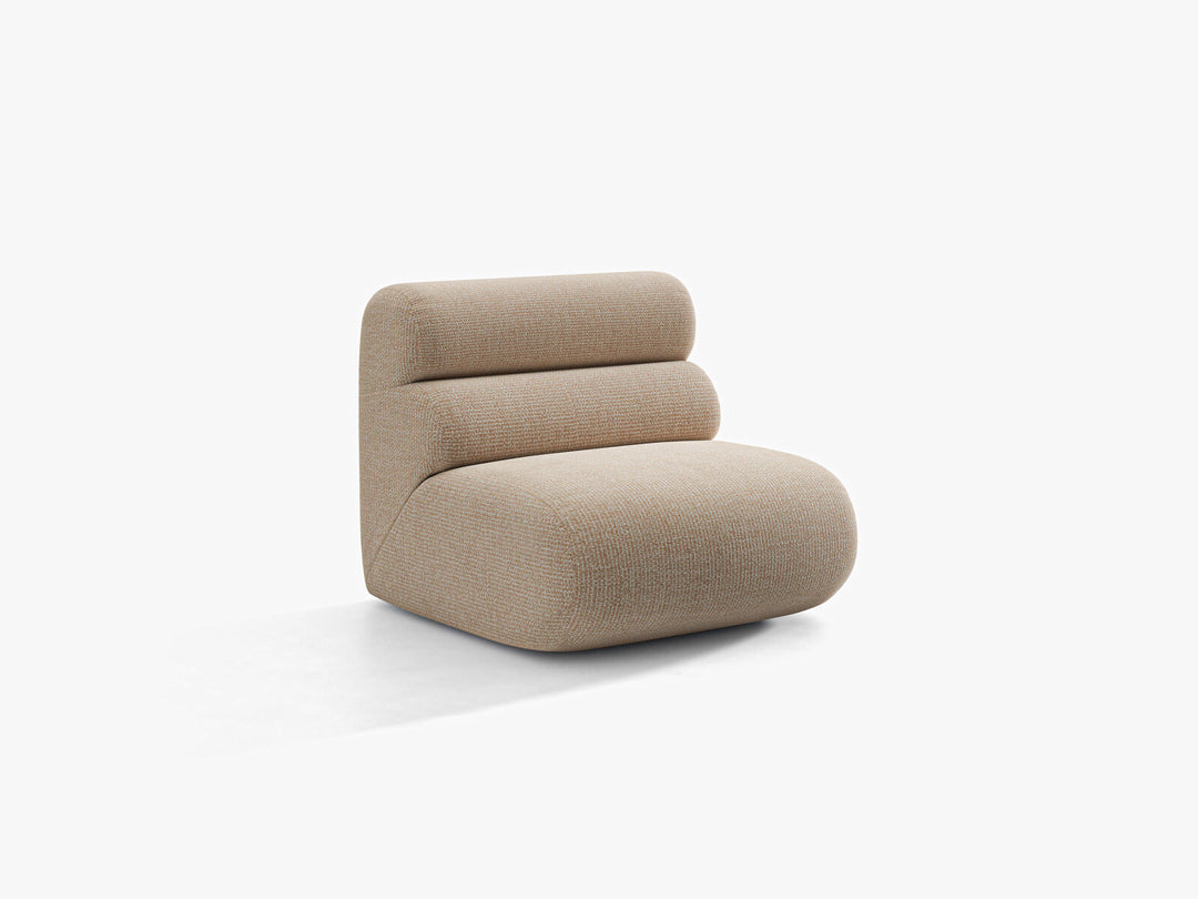 Micadoni Neo Sofamodul armlos Chenille SILENCIO Sand