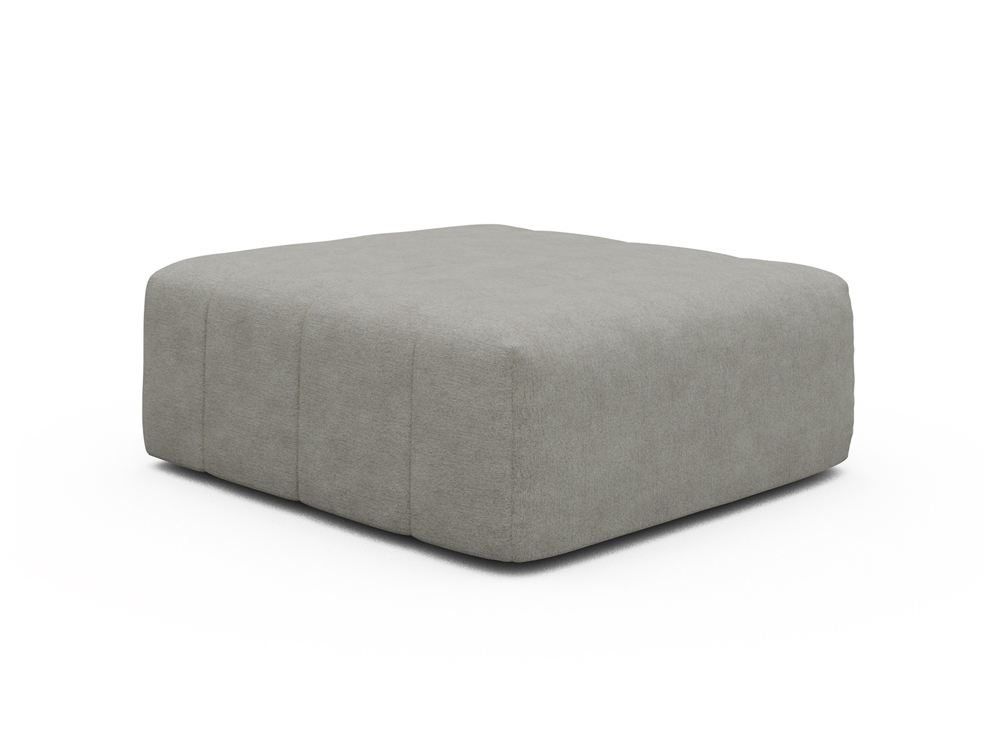 Ottomane Hugo Boucle Carreno 773-Moon-Stone-White