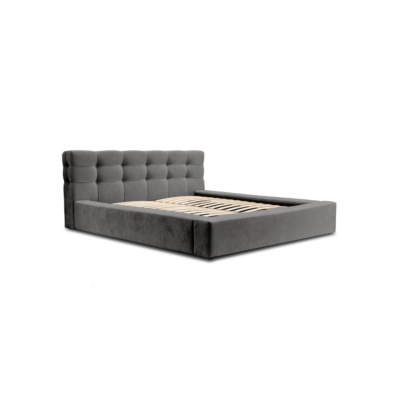 Polsterbett Pavo Chenille 180x200 mit Metallrahmen Ditra-New 14