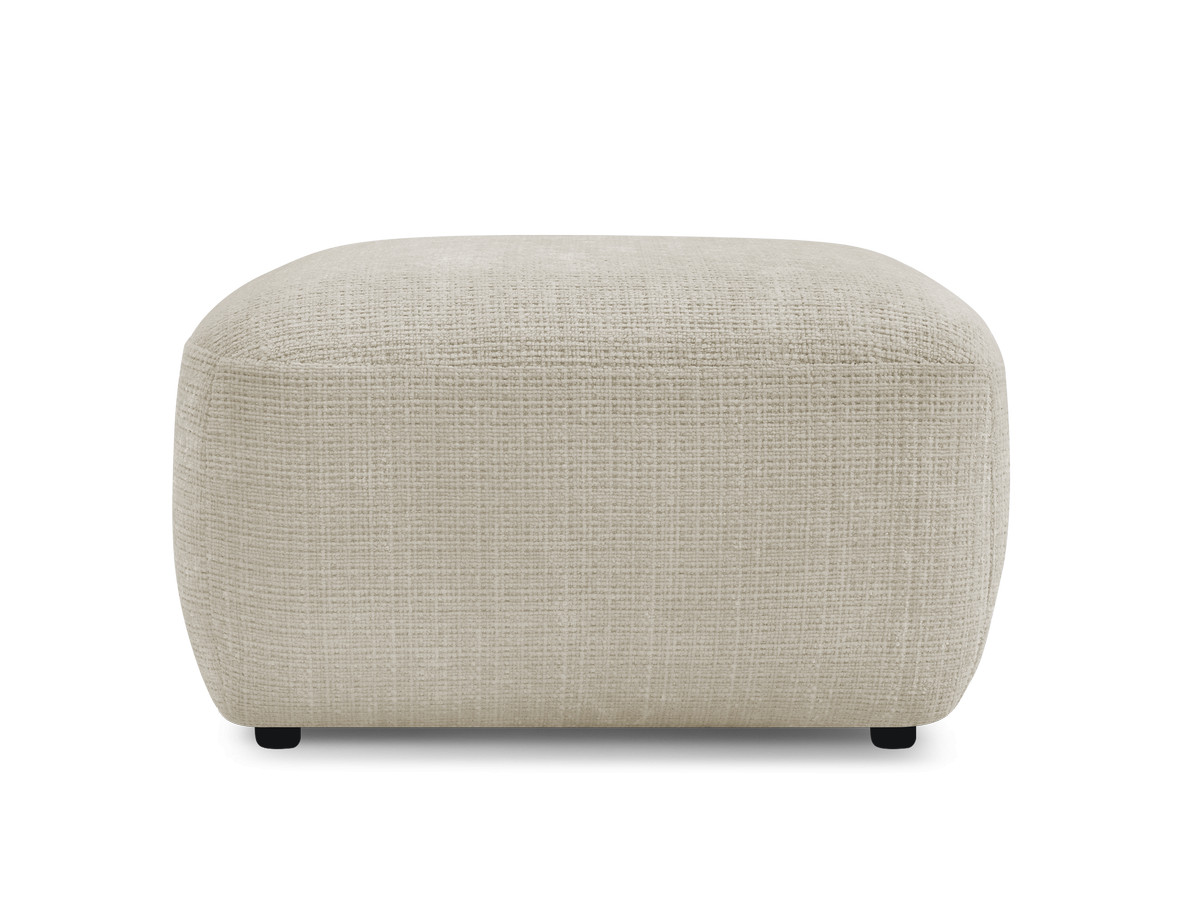 Bobochic Denise Pouf Strukturstoff Beige