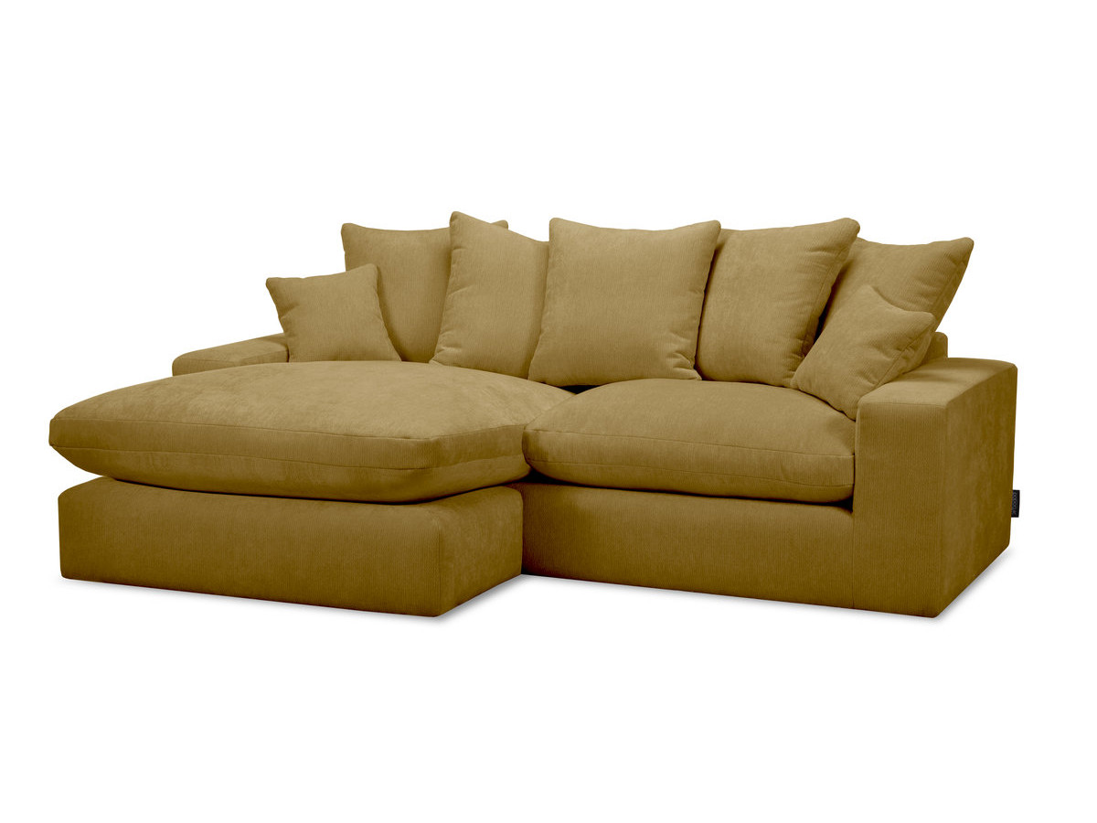 Bobochic Nevada Ecksofa Stoff Gelb