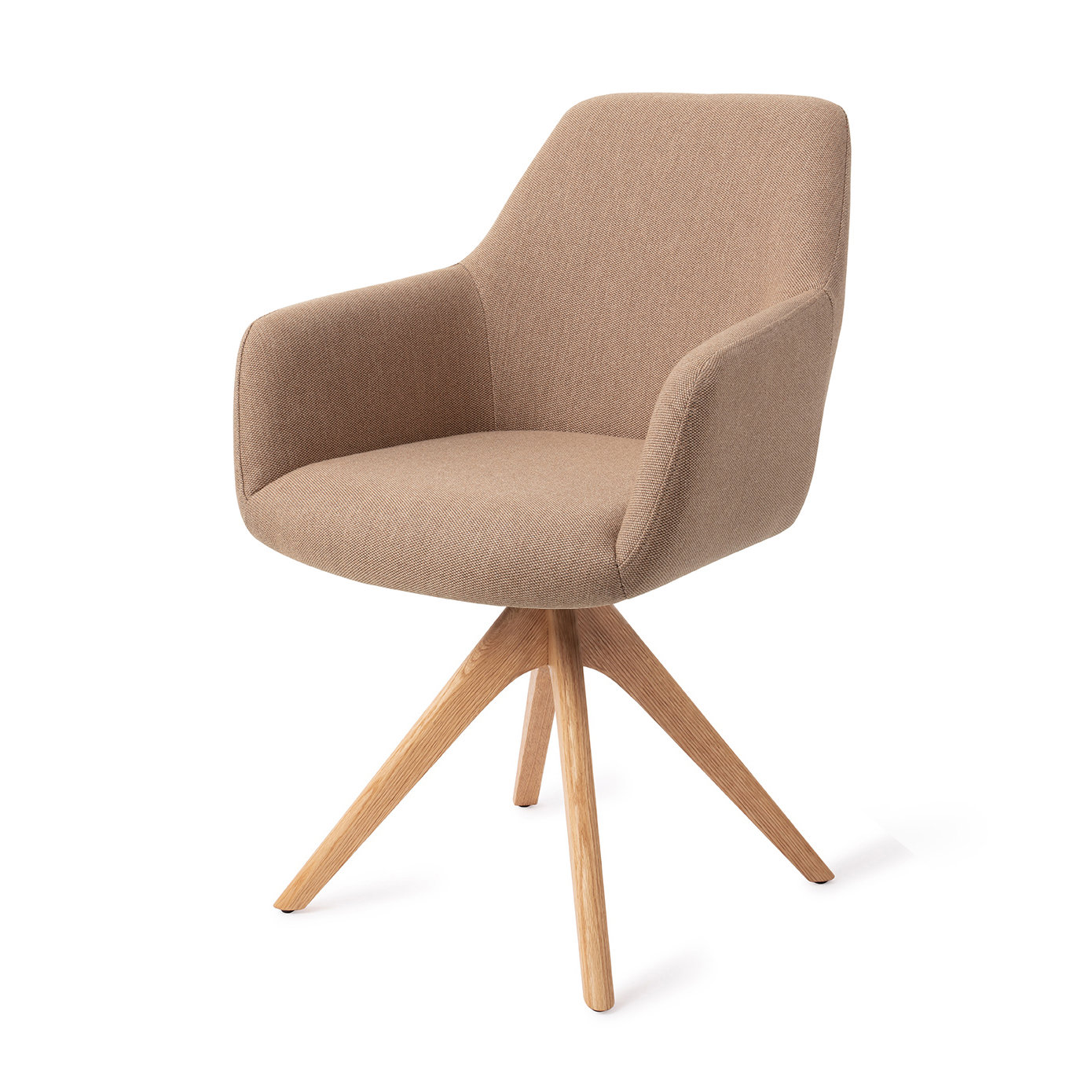 Jesper Home Esszimmerstuhl Hiroo Whisper Wheat Revolve Eiche Natur