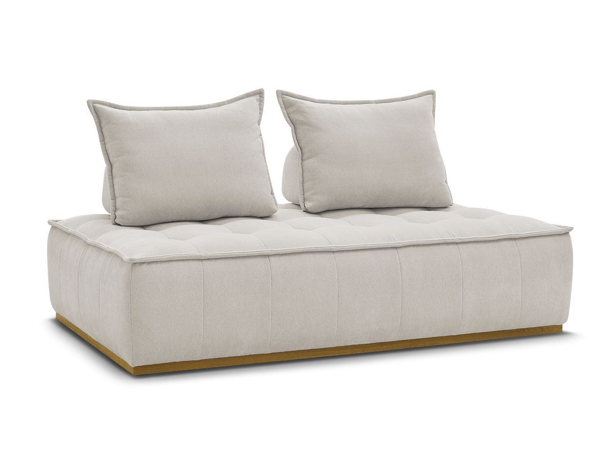Bobochic Elisa Sofamodul 2-Sitzer Strukturstoff Beige