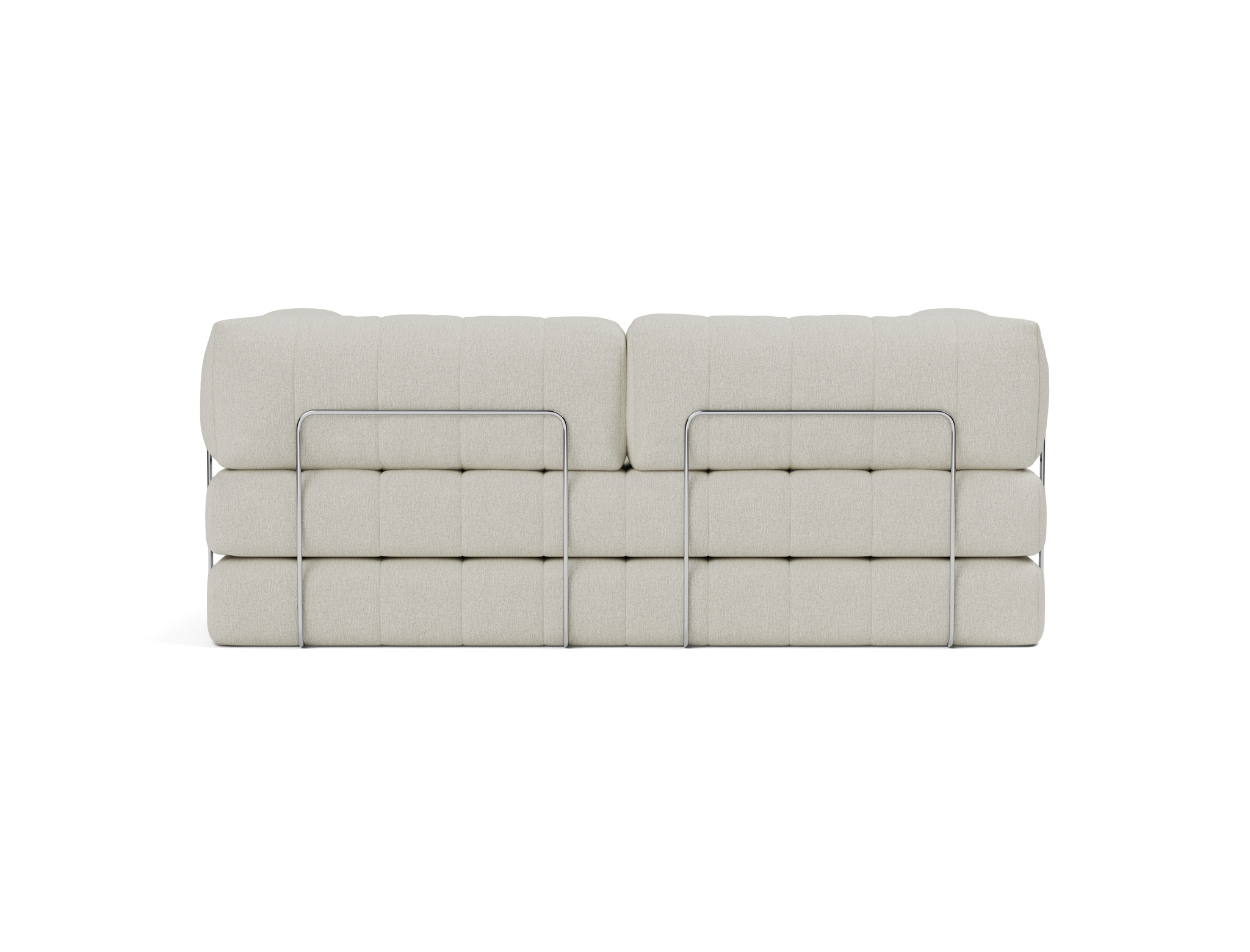 Schlafsofa CozyPad mit Armlehnen Flachgewebe Mixed Dance 527-Natural