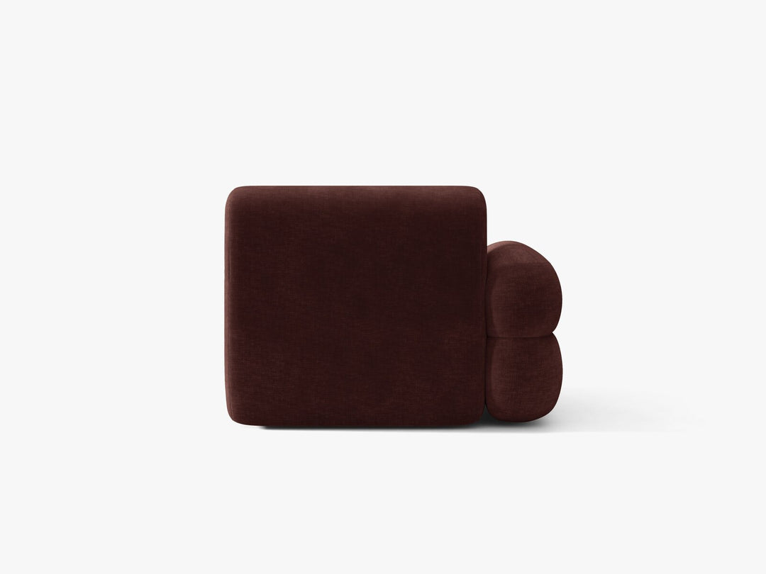 Micadoni Neo Sofamodul Links Chenille Golden Kirschbaum