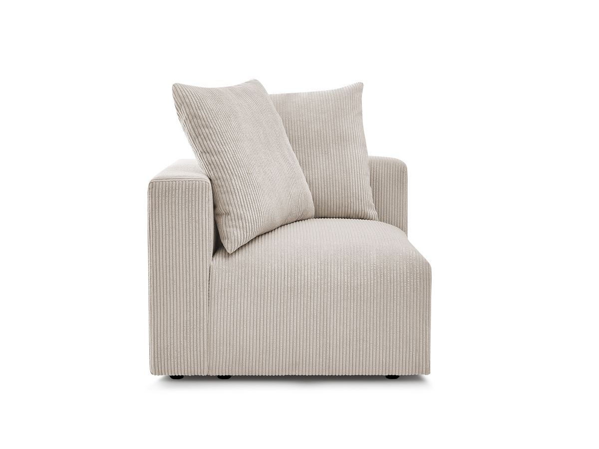Bobochic Voltaire Eckmodul Cordsamt Beige Ecke links