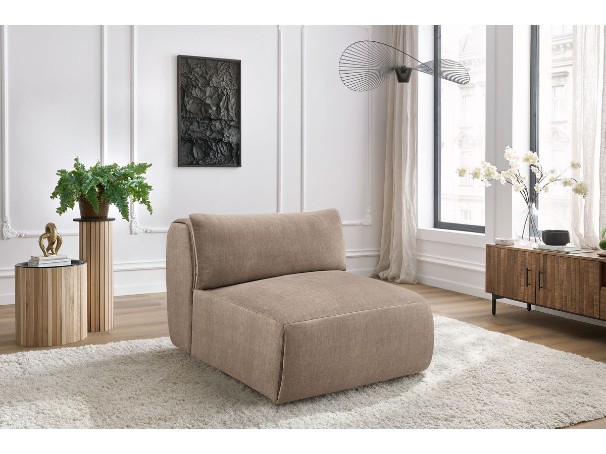 Bobochic Jeanne Sofamodul 1-Sitzer Samt Taupe