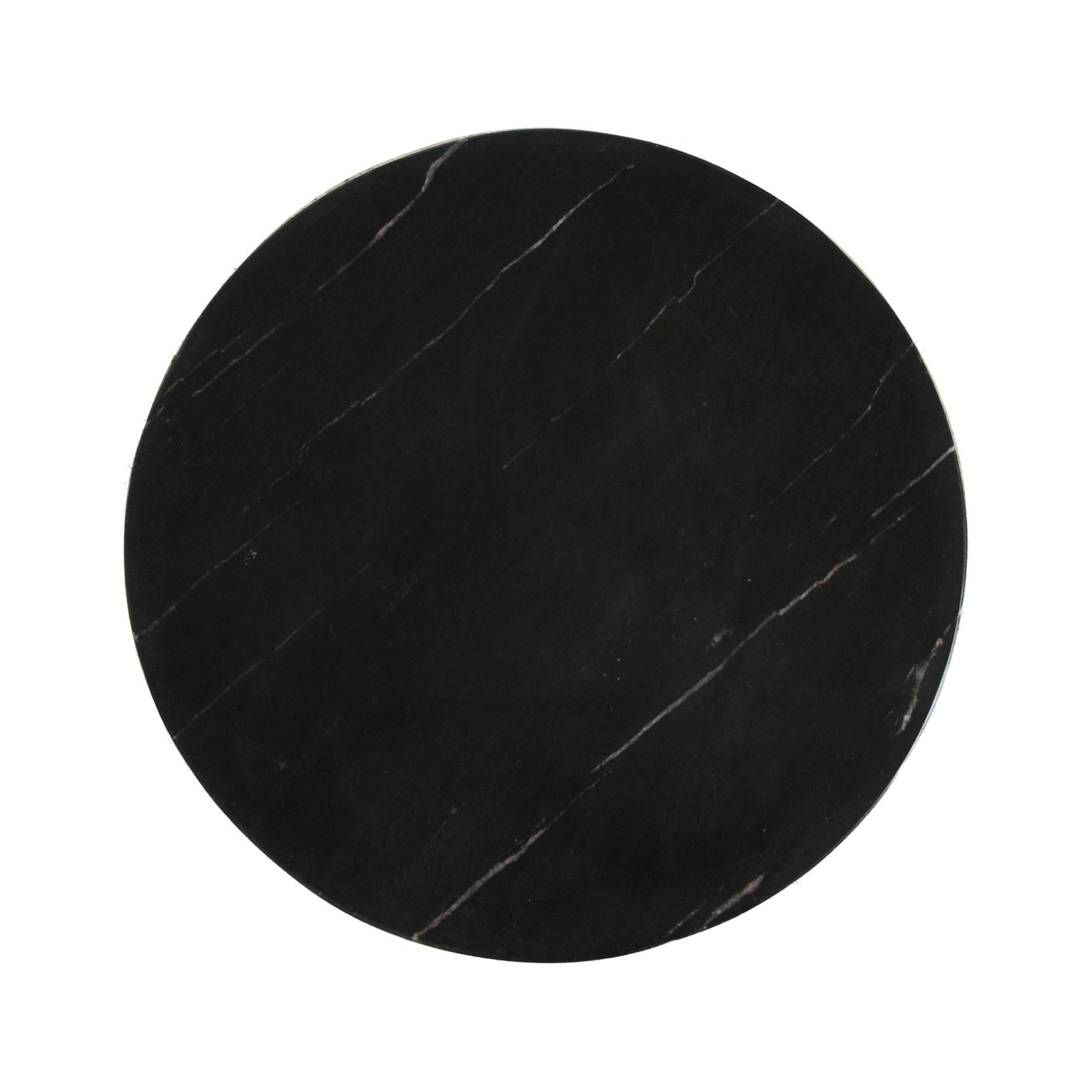 Raw Materials Langkawi-Beistelltisch aus Marmor schwarz