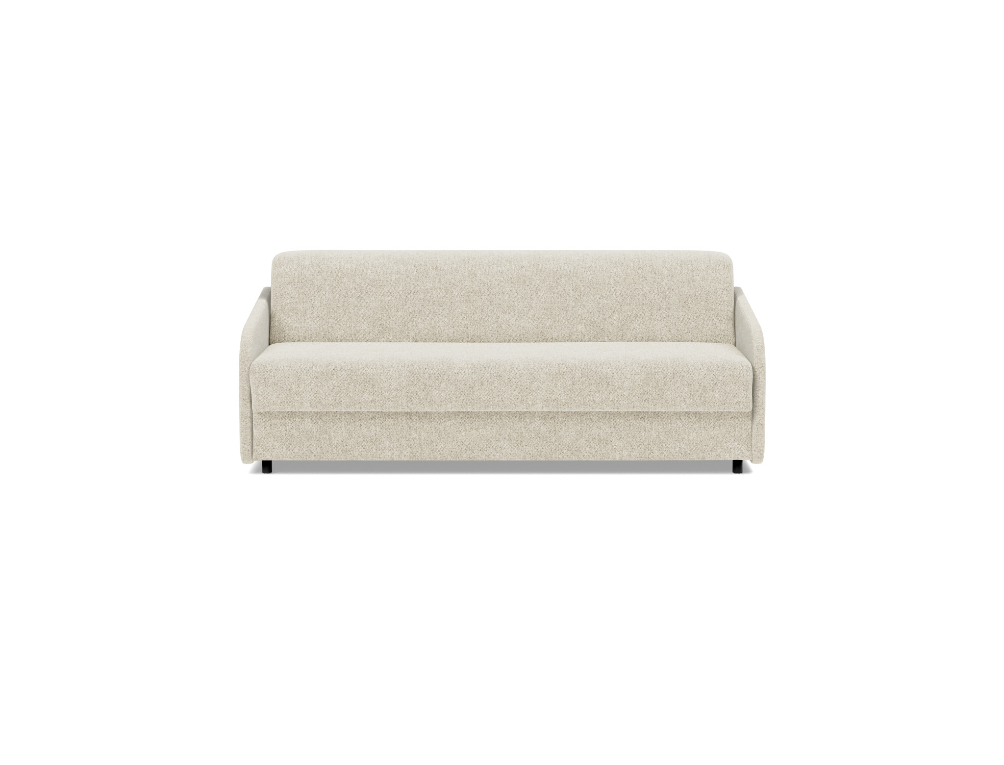 Schlafsofa Eivor mit Memory-Matratze 160 Strukturierter Stoff Taura 357-Off-White
