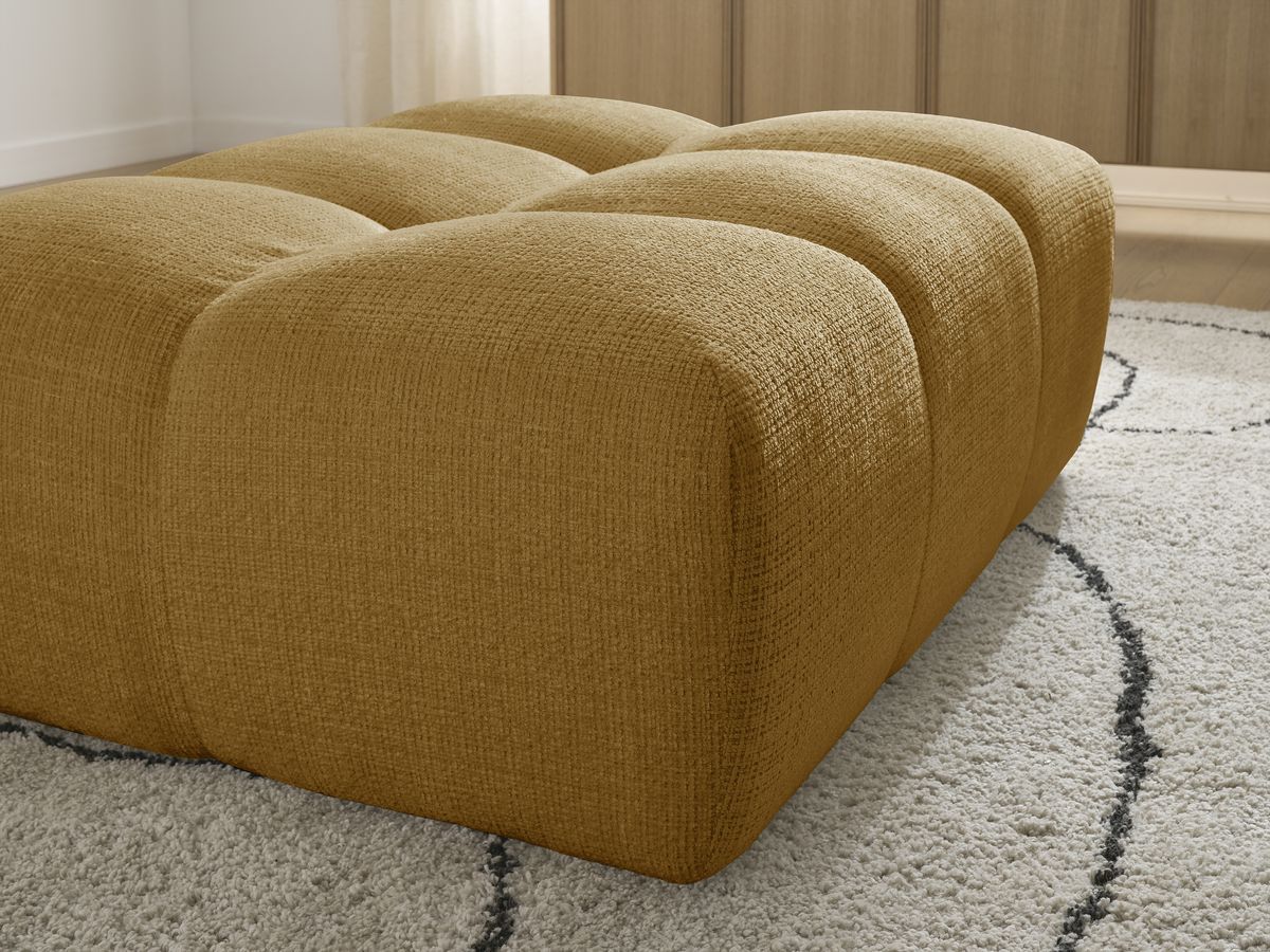 Bobochic Anakin Pouf Strukturstoff Gelb