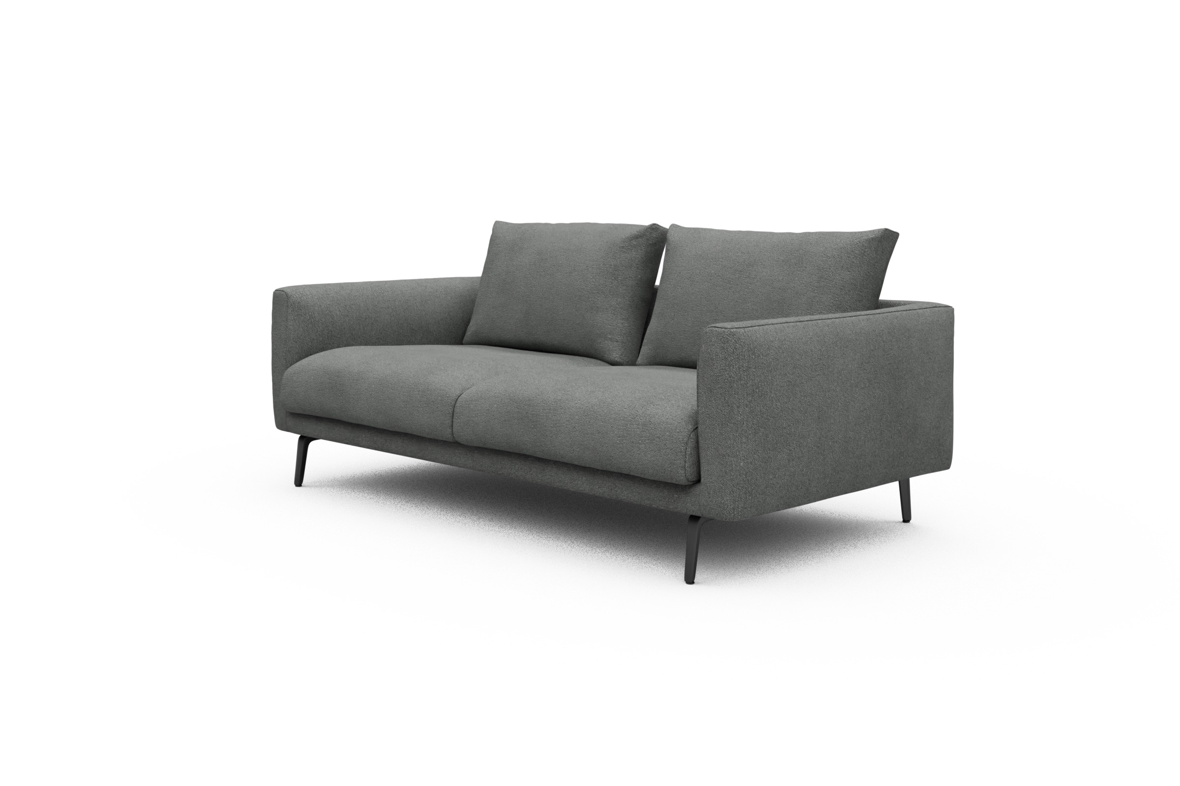 Sofa Karl 2-5-Sitzer Boucle-Ash-Grey
