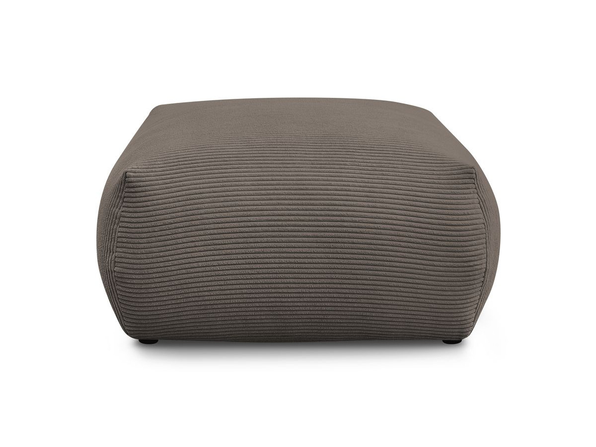 Bobochic Voltaire Pouf 106 × 90 cm Cordsamt Taupe