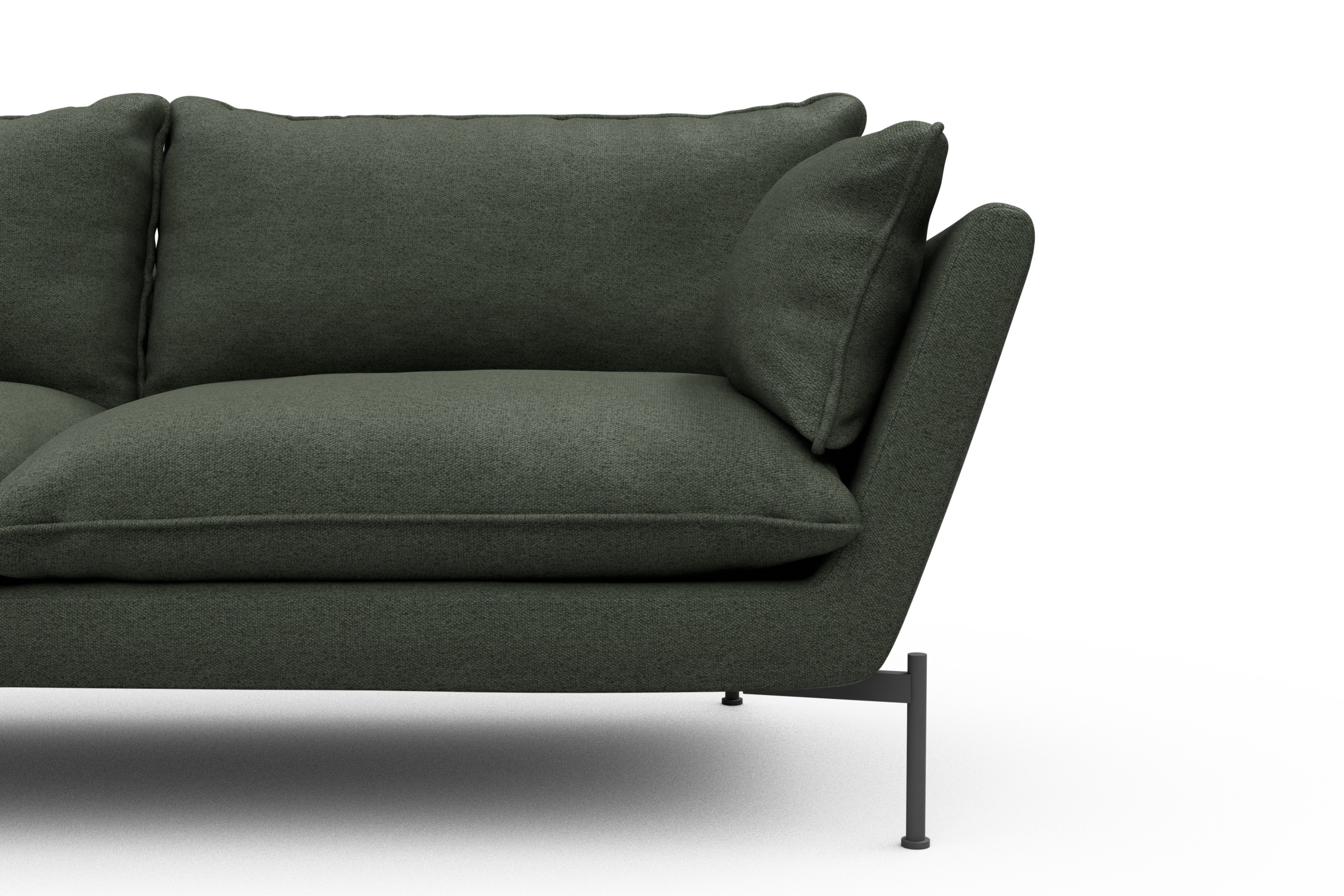 Sofa Anton PREMIUM 3-Sitzer Denari-Forest-Green