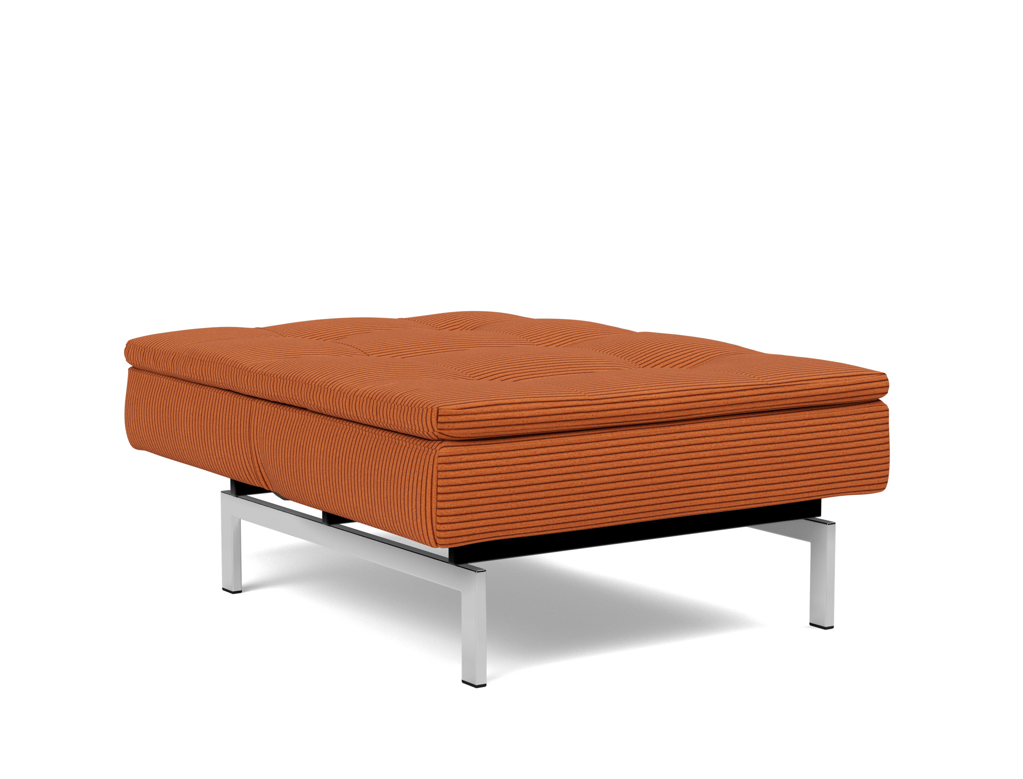 Sessel Dublexo Kord Corduroy 595-Burnt-Orange Beine Chrom