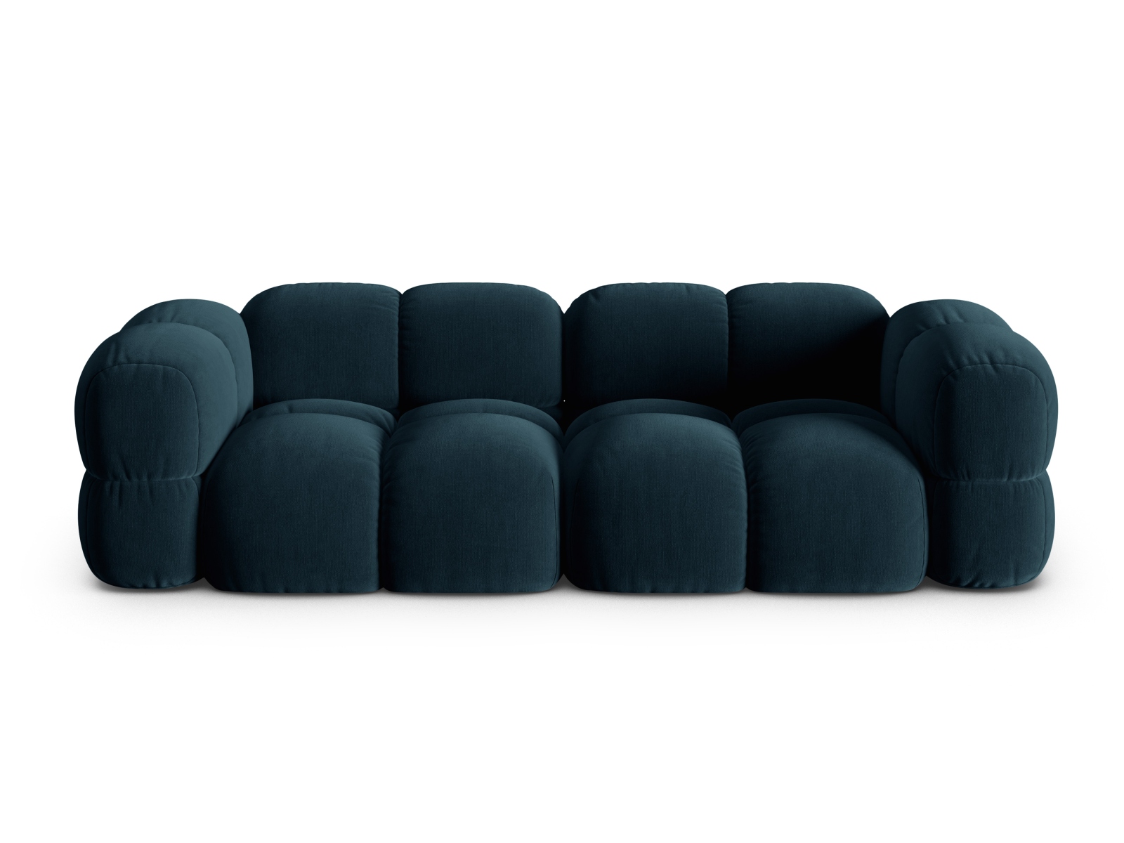 Cosmopolitan Design Sofa Loretto 4-Sitzer Samt Vogue Tiefes Petrol