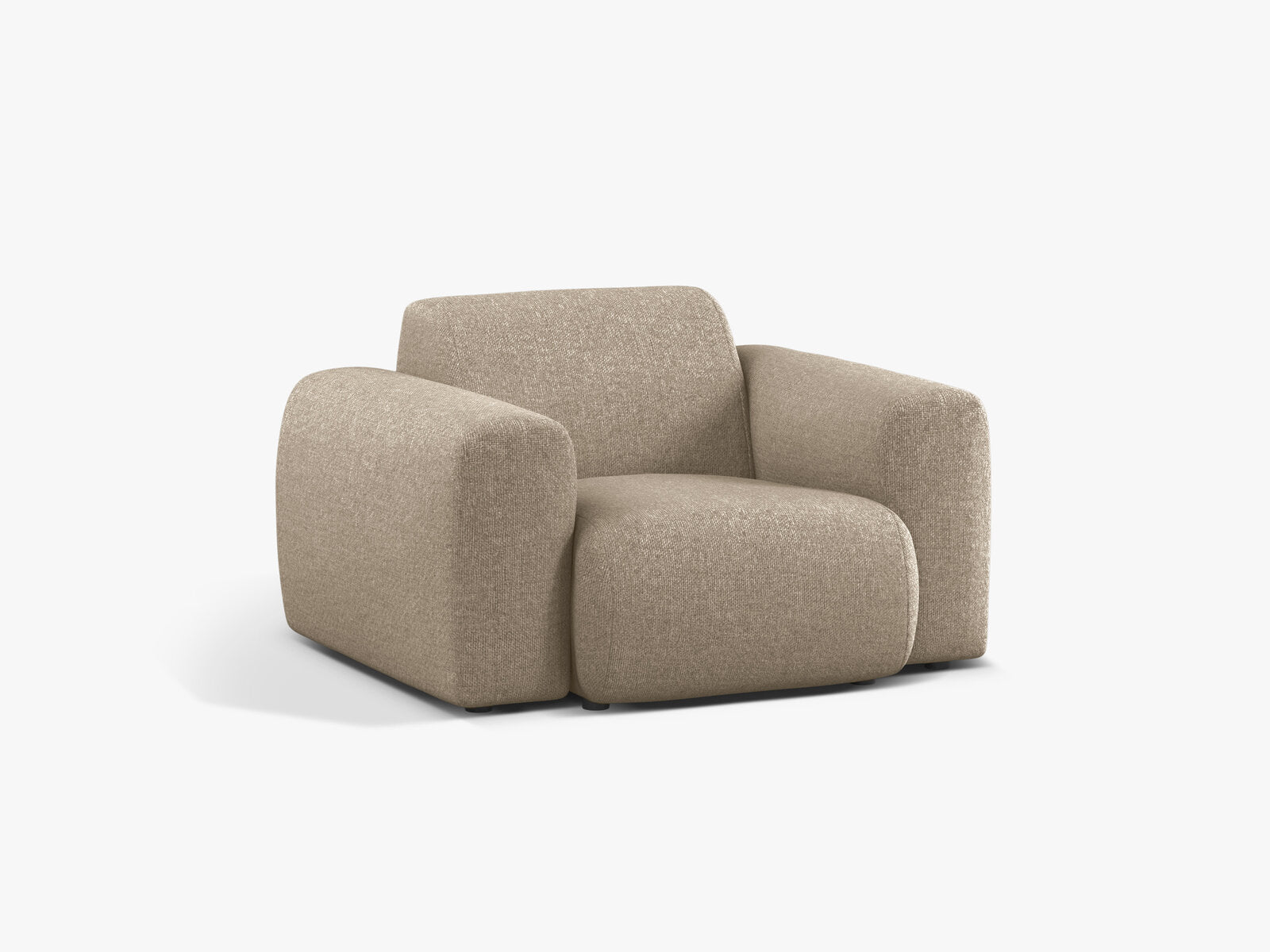 Micadoni Sessel Molino Chenille Eden Dunkelbeige