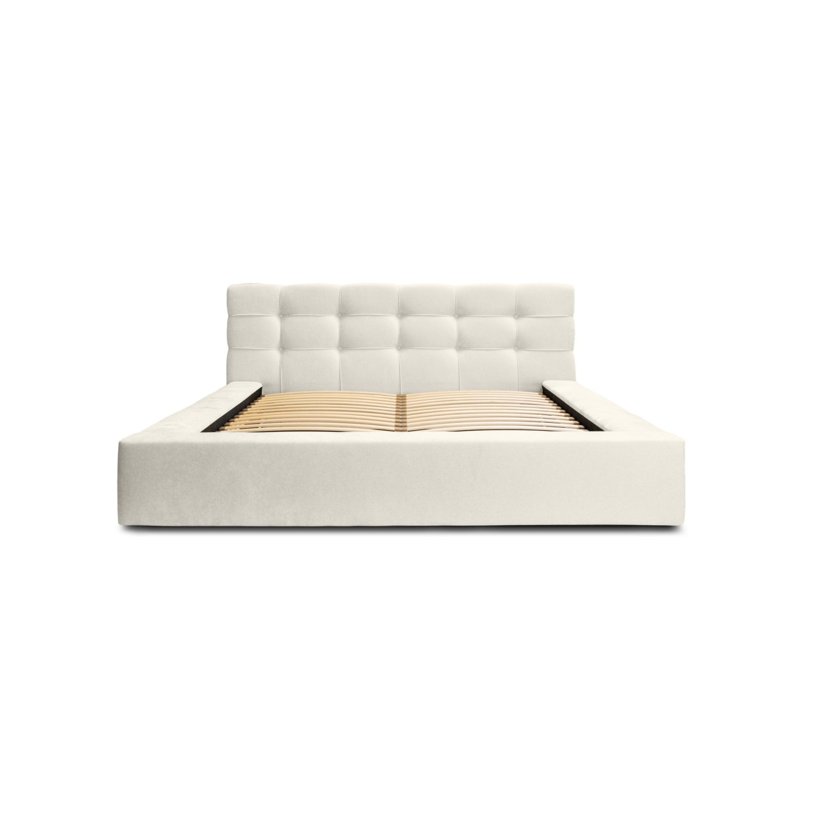 Polsterbett Pavo Chenille 180x200 mit Metallrahmen Ditra-New 01