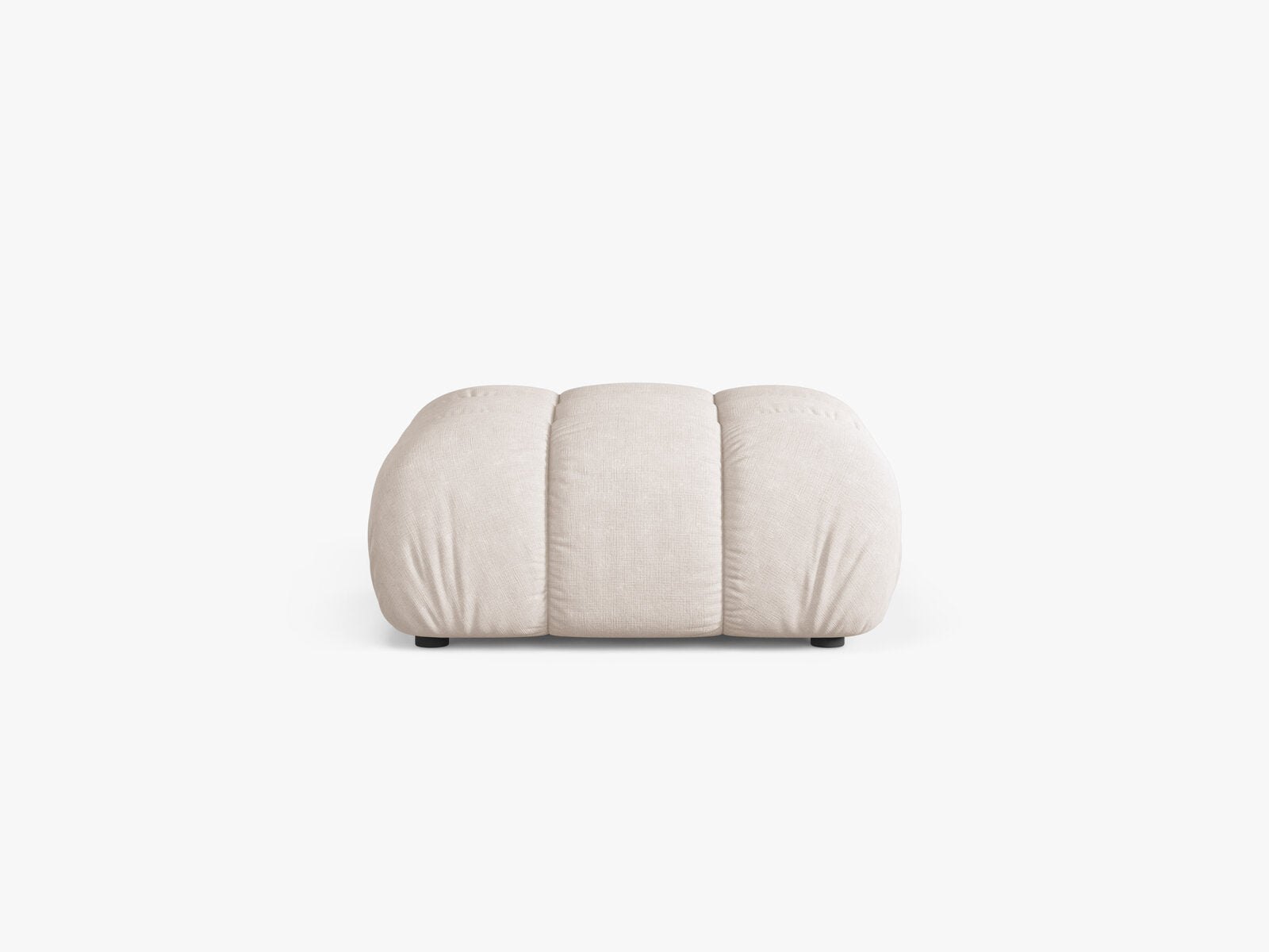 Micadoni Hocker Bellis Strukturierter Stoff Liberty Beige