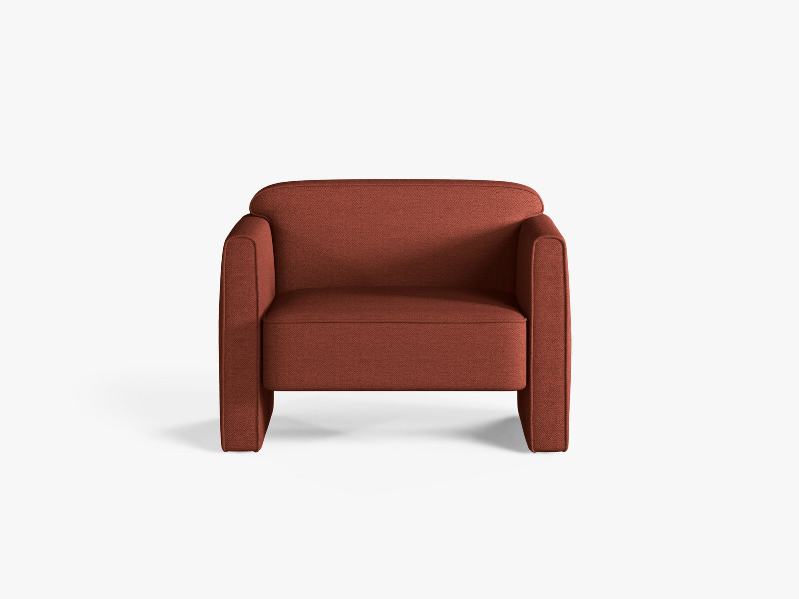 Micadoni Sessel Abby Strukturierter Stoff Heritage Terrakotta