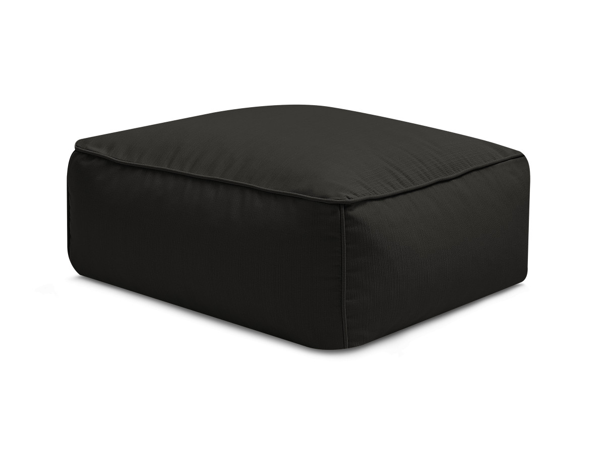 Bobochic Giulia Pouf Stoff Schwarz