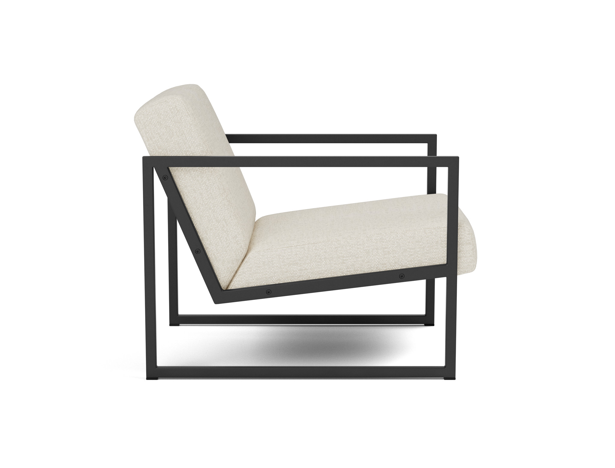 Sessel Vikko mit Armlehnen Boucle Skandi 531-Off-White